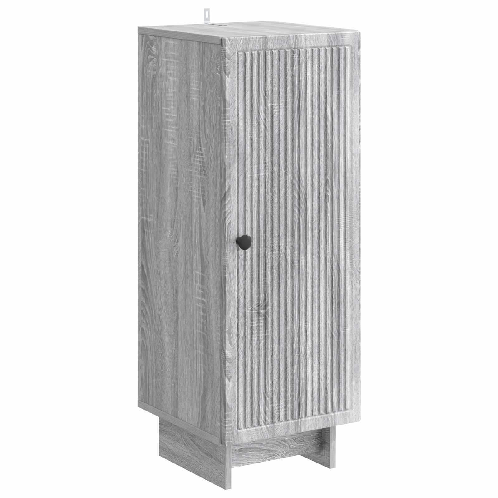 vidaXL Kast Zwart 33 x 34,5 x 90 cm Geconstrueerd hout