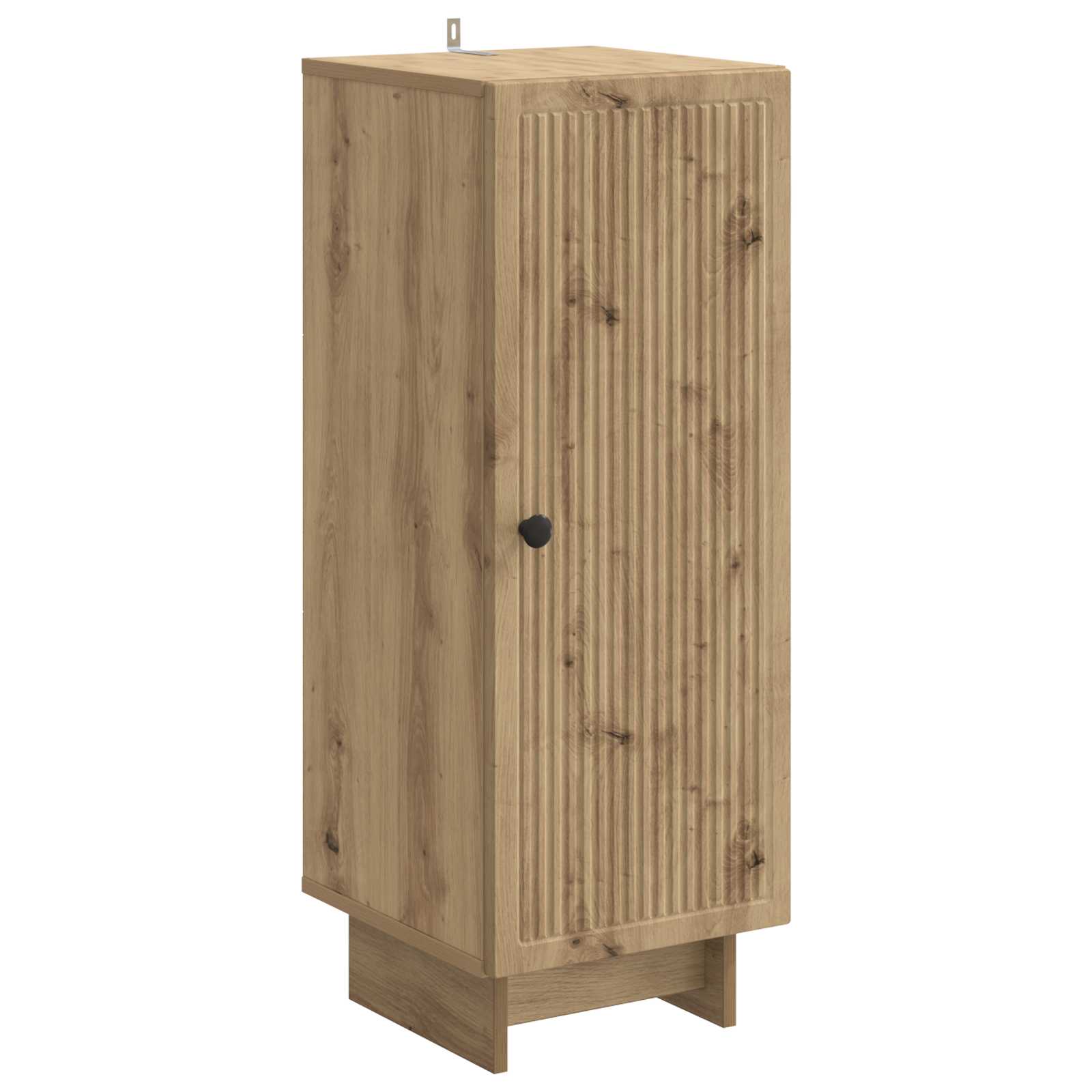 vidaXL Kast Zwart 33 x 34,5 x 90 cm Geconstrueerd hout