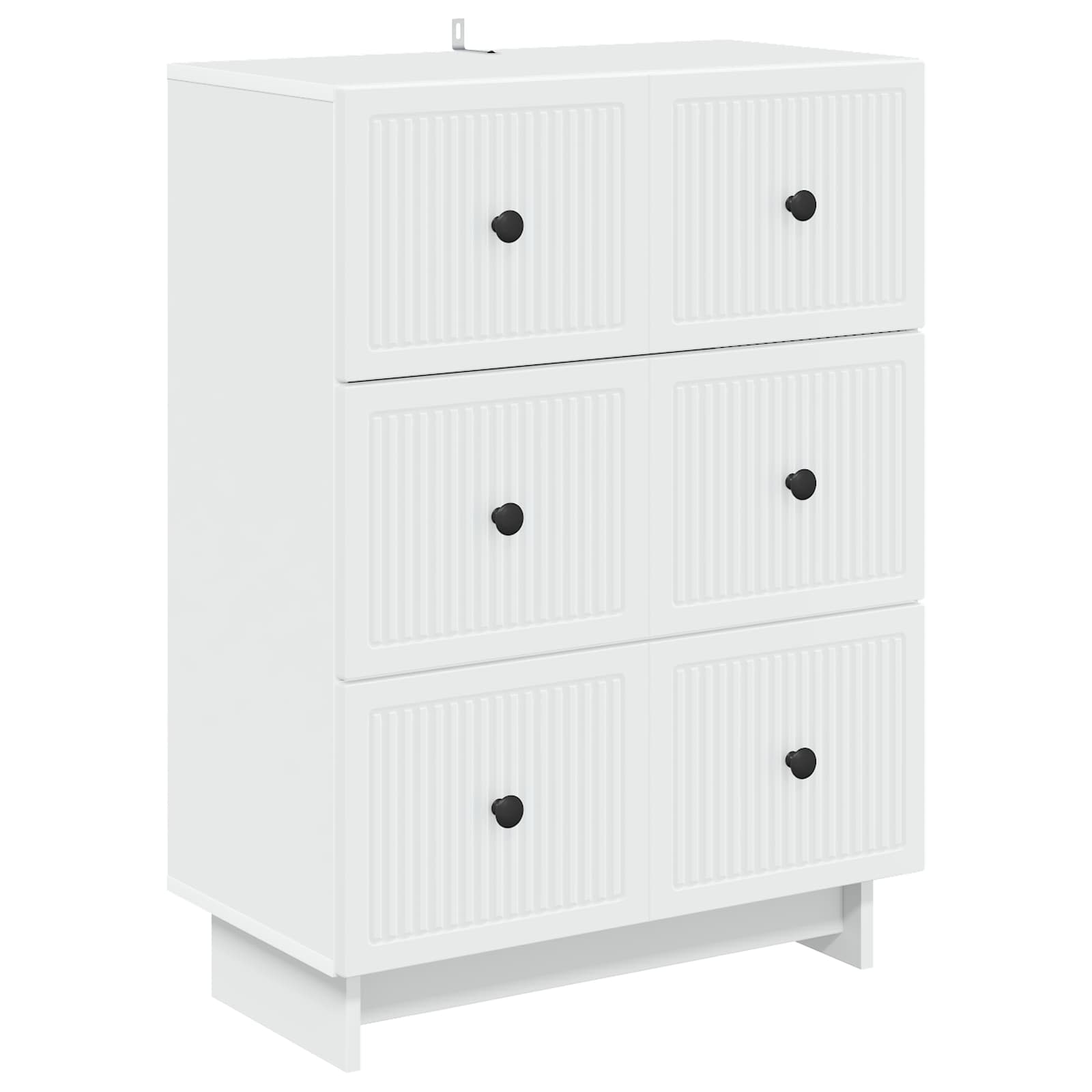 vidaXL Ladenkast Zwart 66 x 34,5 x 90 cm Bewerkt hout