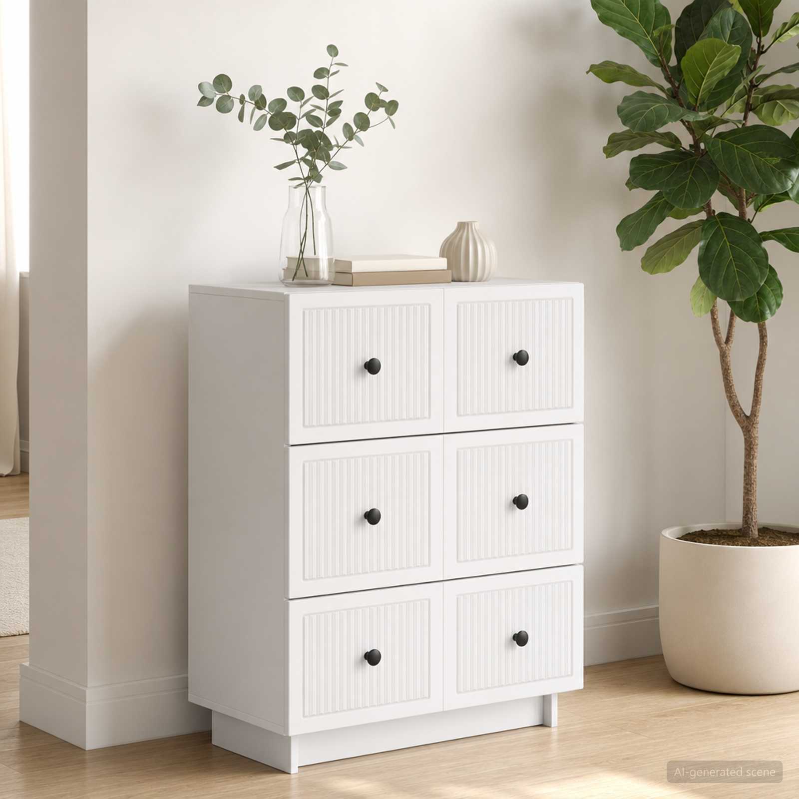 vidaXL Ladenkast Zwart 66 x 34,5 x 90 cm Bewerkt hout