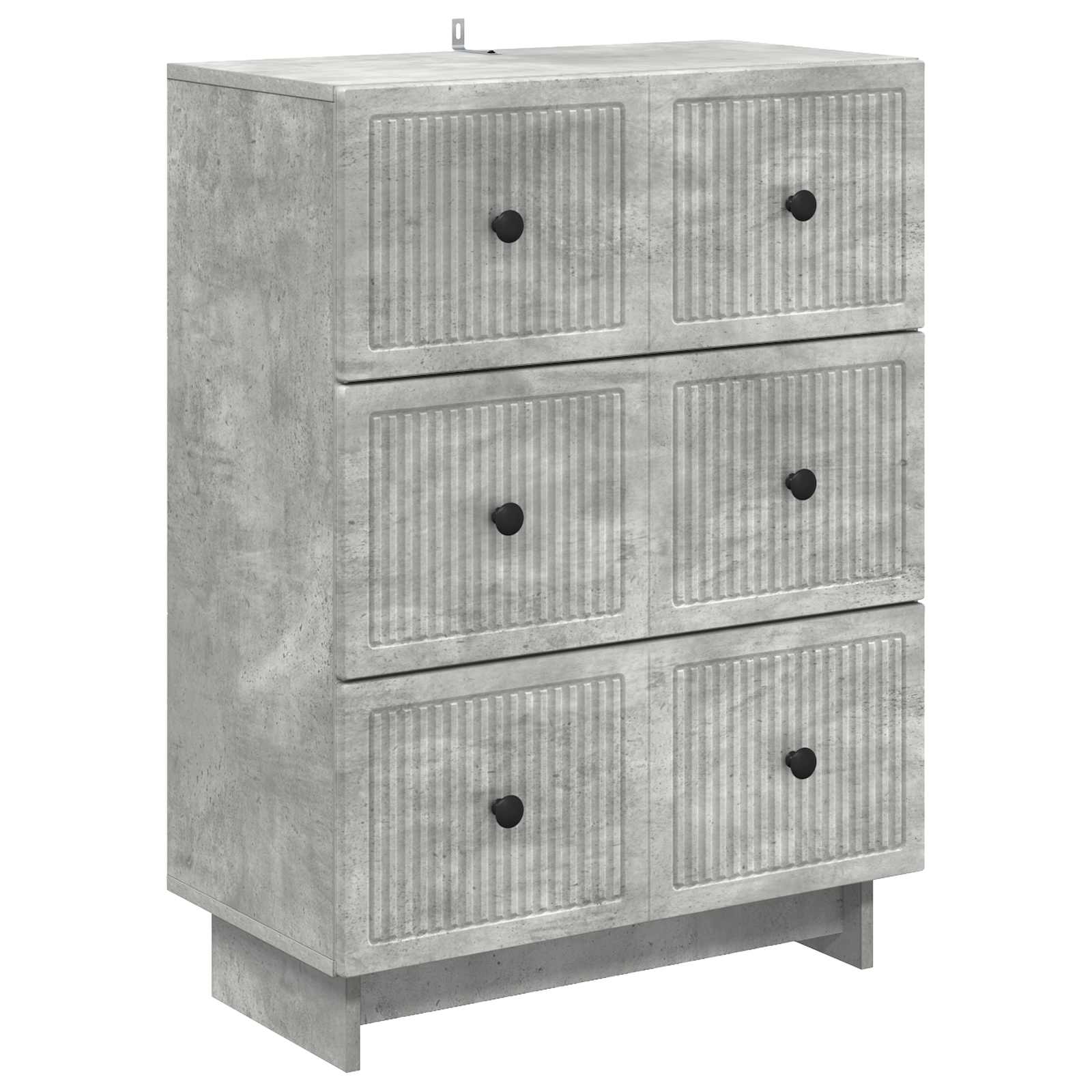 vidaXL Ladenkast Zwart 66 x 34,5 x 90 cm Bewerkt hout