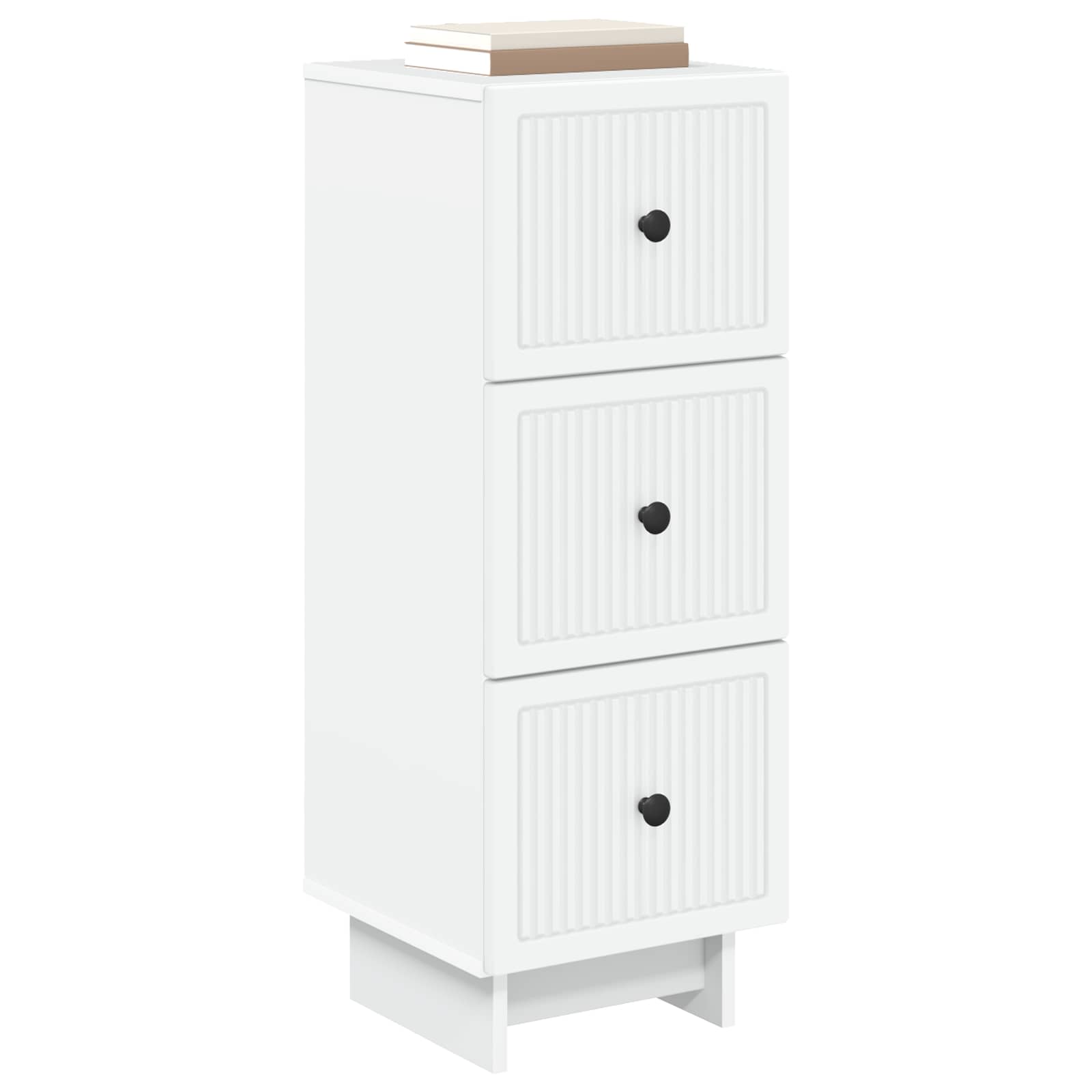 vidaXL Ladenkast Zwart 33 x 34,5 x 90 cm Bewerkt hout