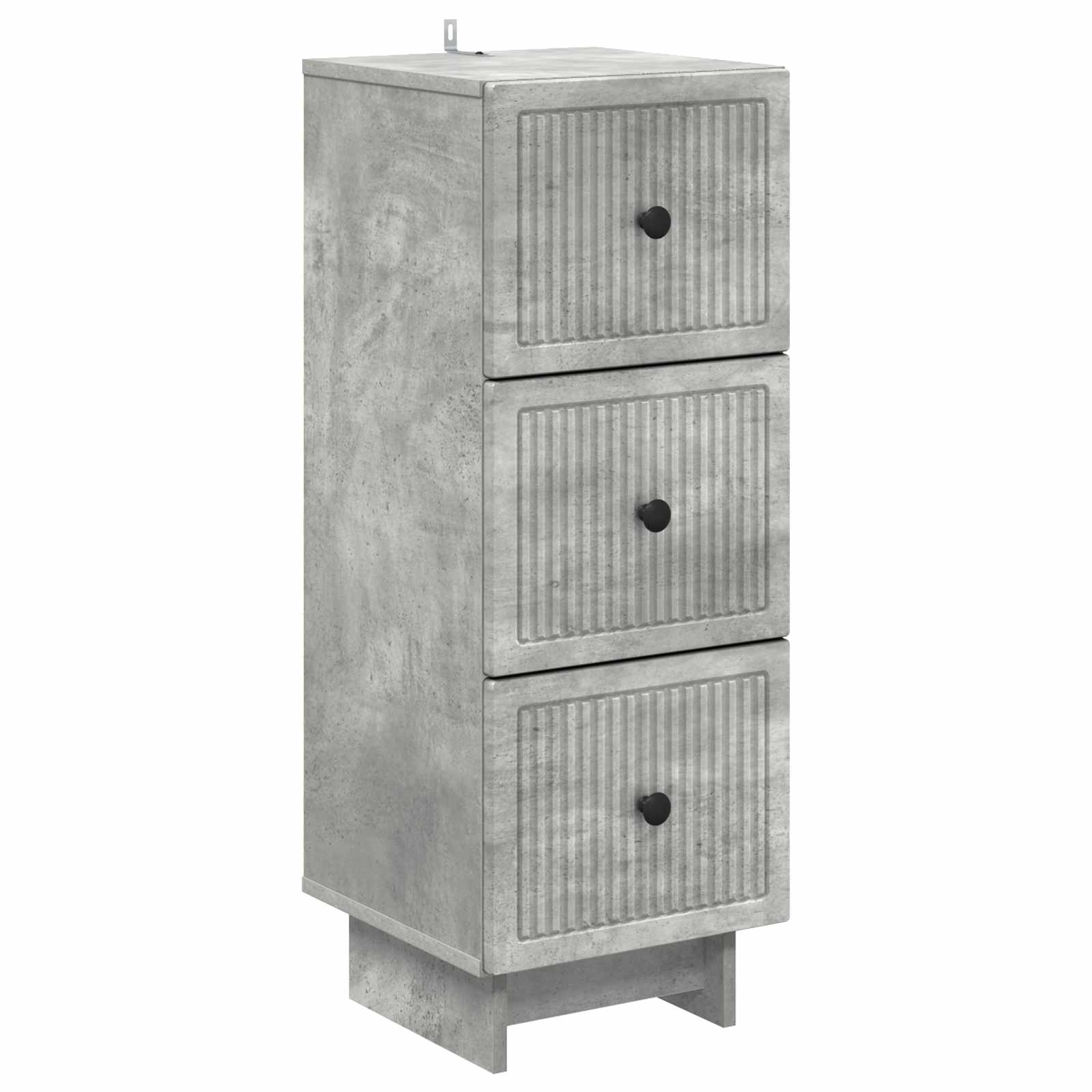 vidaXL Ladenkast Zwart 33 x 34,5 x 90 cm Bewerkt hout