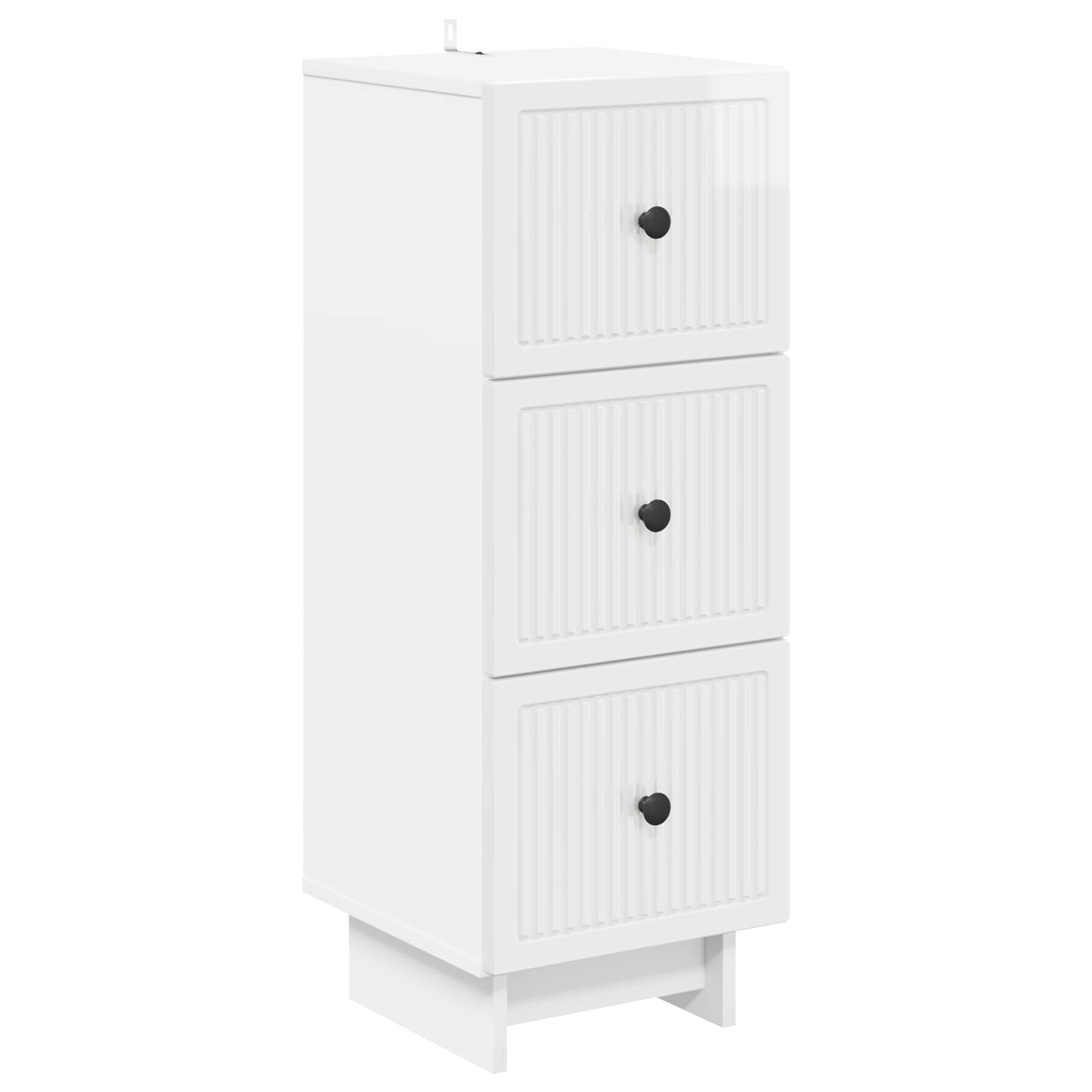 vidaXL Ladenkast Zwart 33 x 34,5 x 90 cm Bewerkt hout
