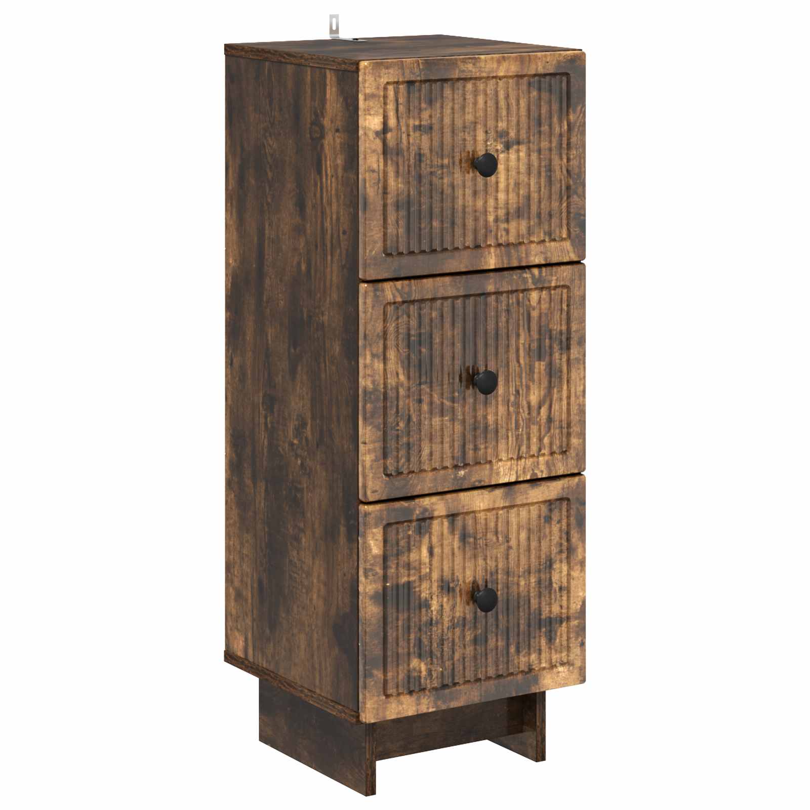 vidaXL Ladenkast Zwart 33 x 34,5 x 90 cm Bewerkt hout