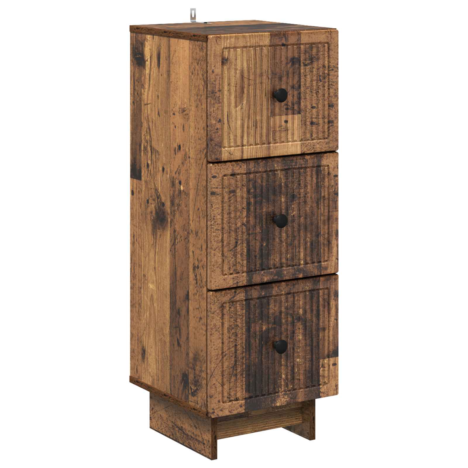 vidaXL Ladenkast Zwart 33 x 34,5 x 90 cm Bewerkt hout