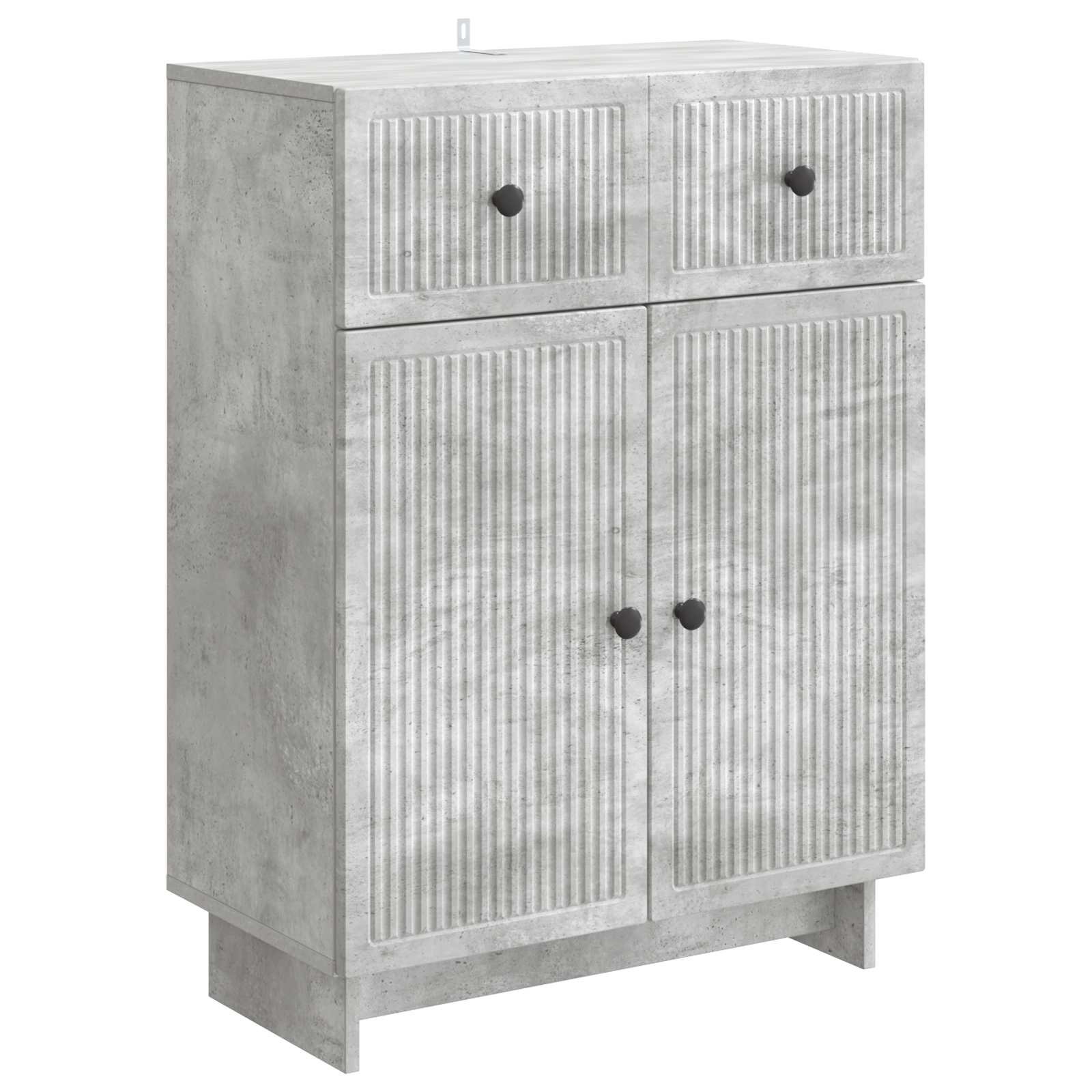 vidaXL Dressoir met lade Zwart 66 x 34,5 x 90 cm Bewerkt hout