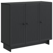 vidaXL Dressoir Zwart 89 x 34,5 x 80 cm Bewerkt hout
