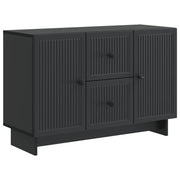vidaXL Dressoir met lade Zwart 89 x 34,5 x 60 cm Bewerkt hout