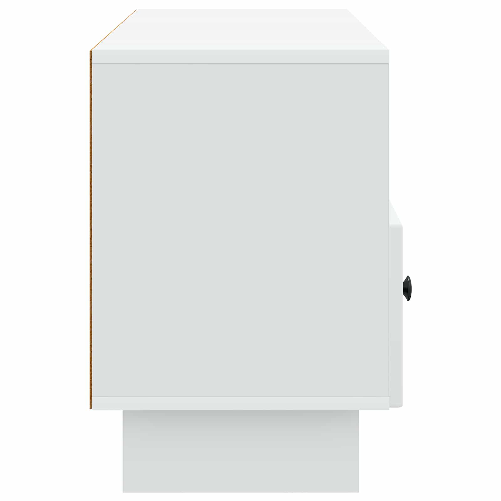 vidaXL TV-kast met lade Zwart 102 x 34,5 x 50 cm Bewerkt hout
