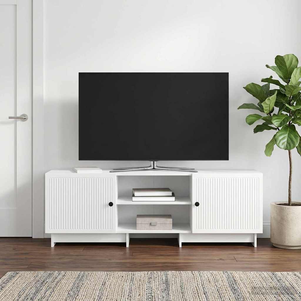 vidaXL TV-kast Wit 150 x 31 x 50 cm Geconstrueerd hout