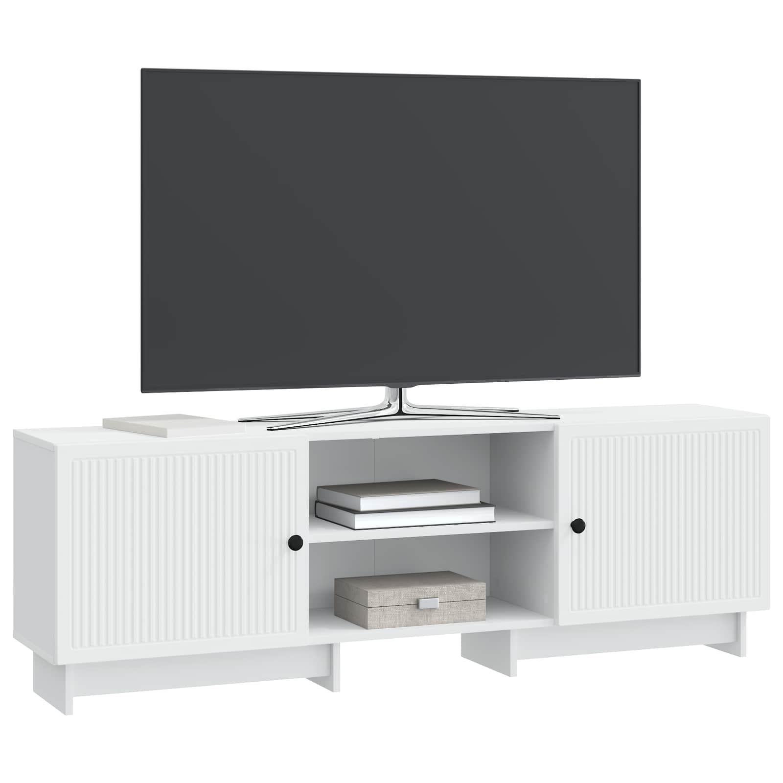 vidaXL TV-kast Wit 150 x 31 x 50 cm Geconstrueerd hout