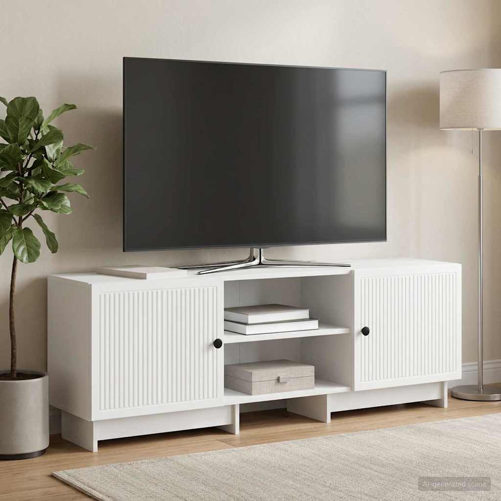 vidaXL TV-kast Wit 150 x 31 x 50 cm Geconstrueerd hout
