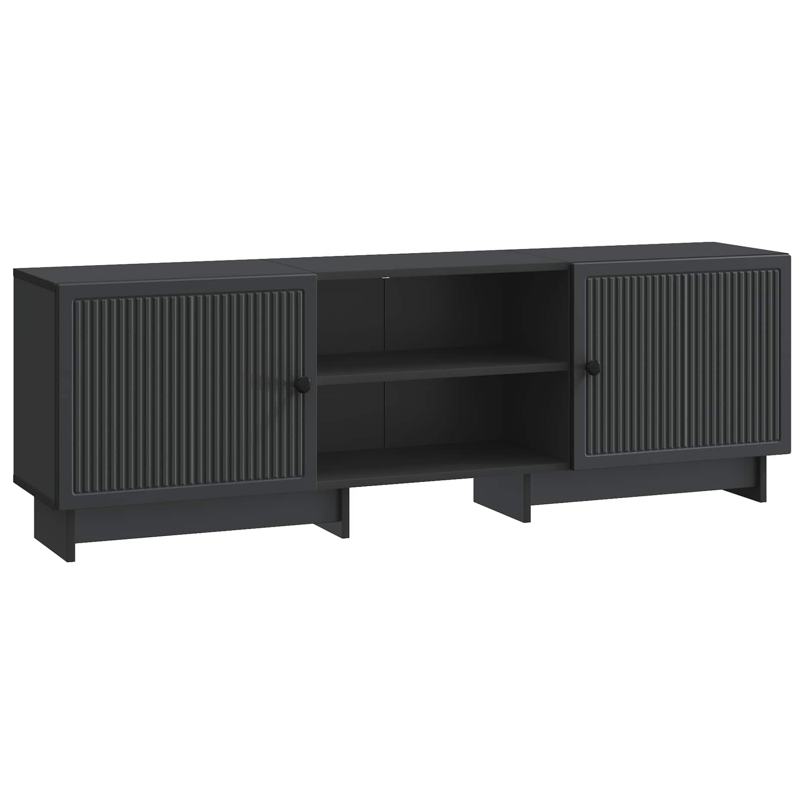 vidaXL TV-kast Wit 150 x 31 x 50 cm Geconstrueerd hout