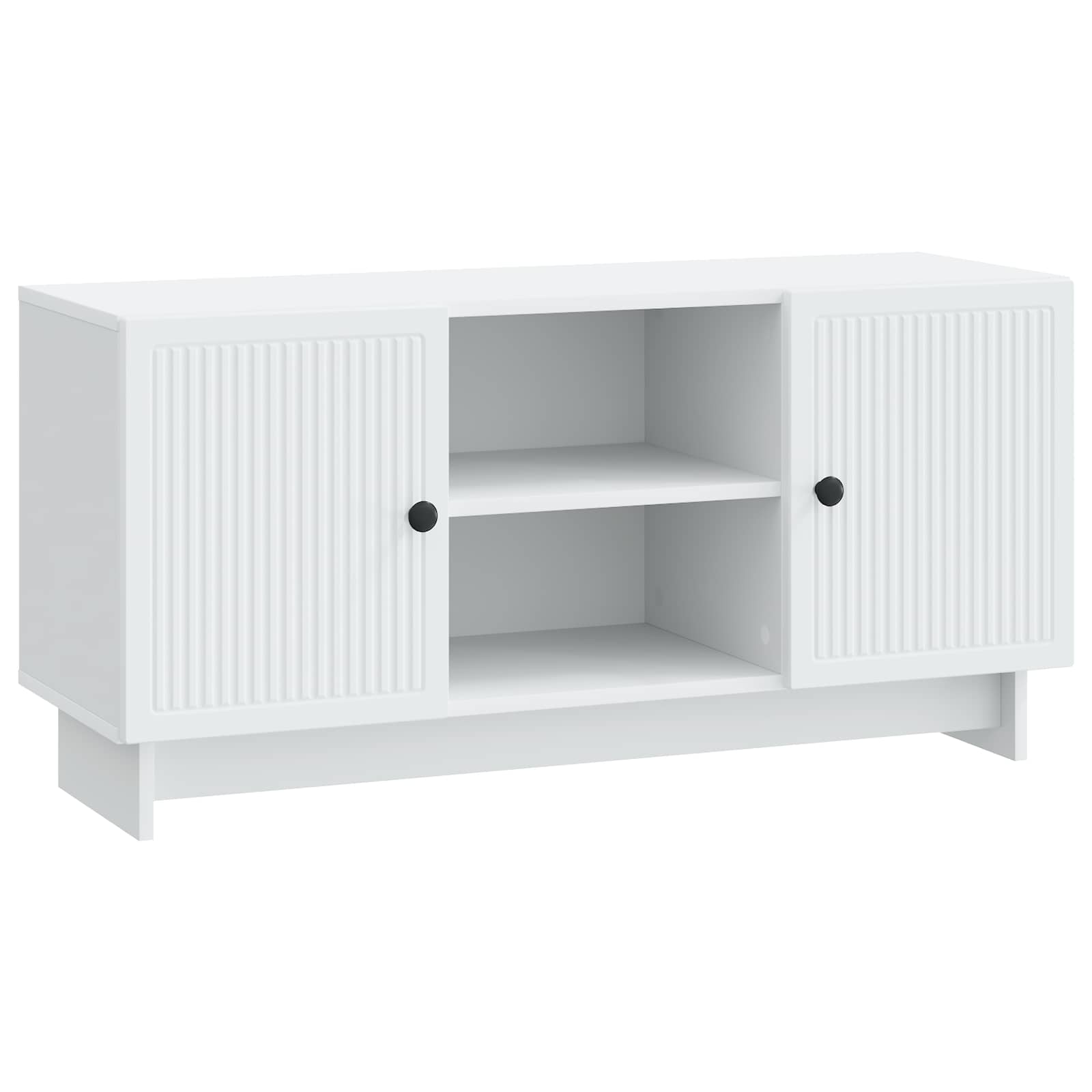 vidaXL TV-kast Zwart 102 x 34,5 x 50 cm Bewerkt hout