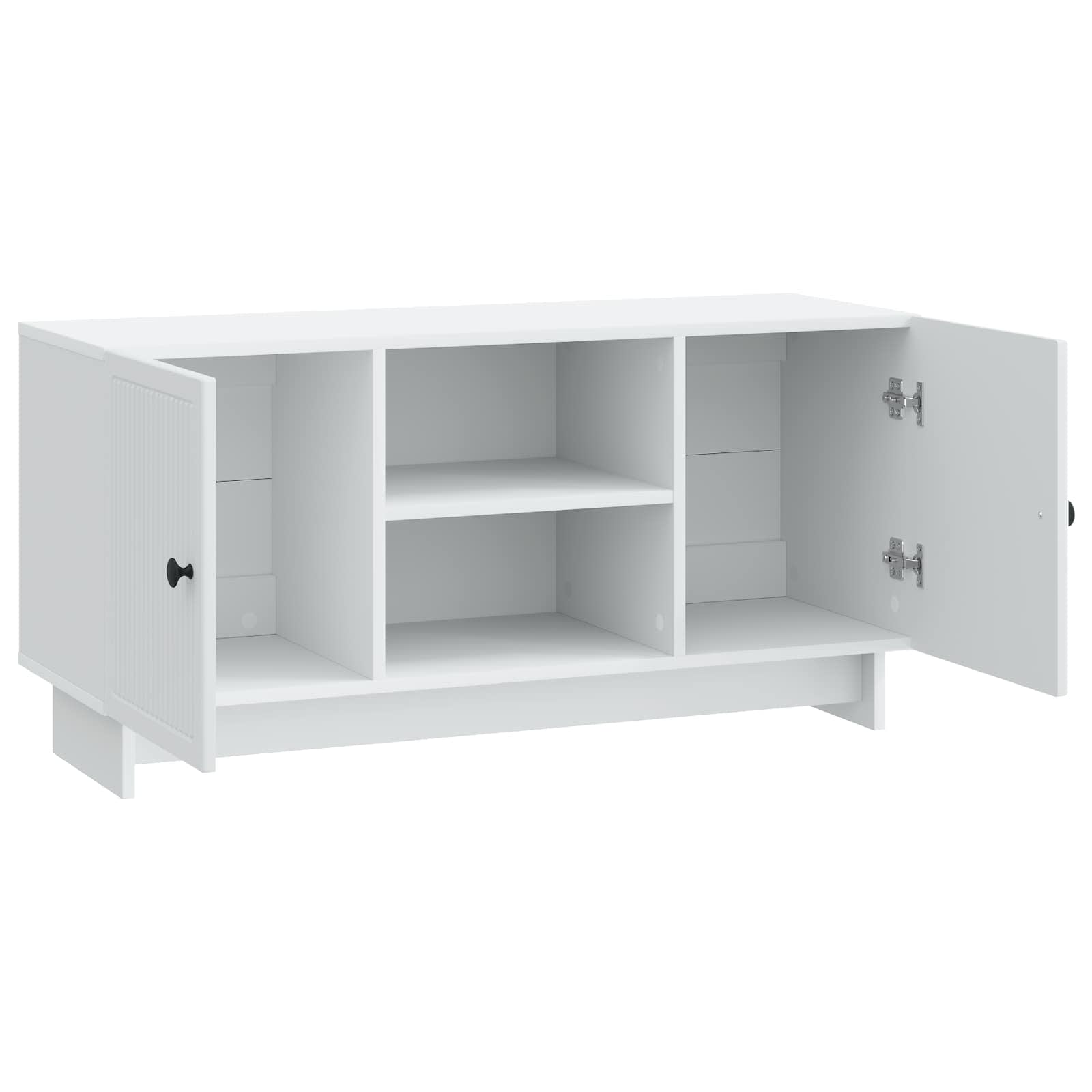 vidaXL TV-kast Zwart 102 x 34,5 x 50 cm Bewerkt hout