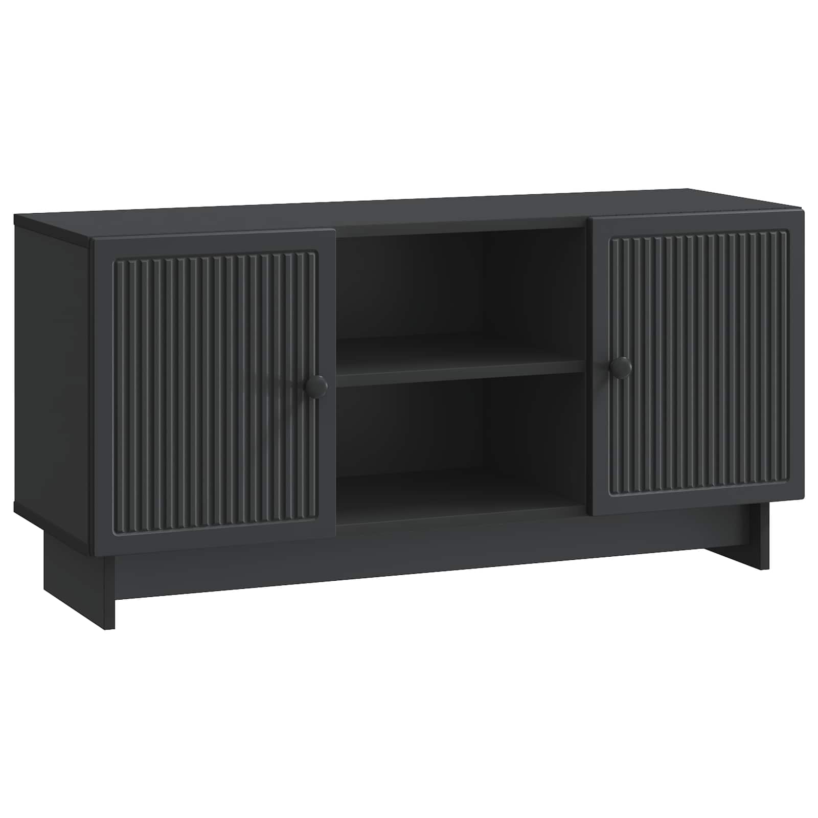 vidaXL TV-kast Zwart 102 x 34,5 x 50 cm Bewerkt hout