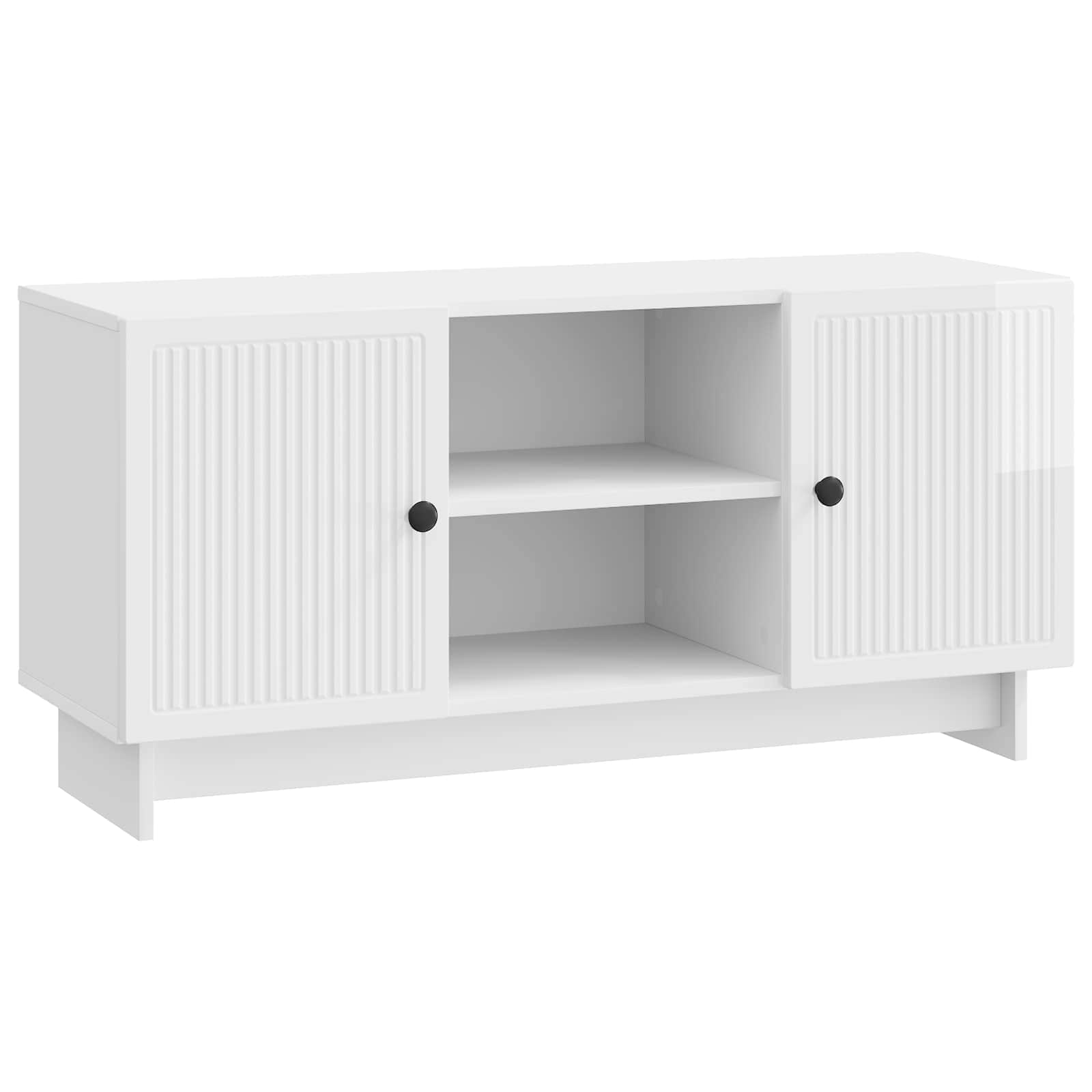 vidaXL TV-kast Zwart 102 x 34,5 x 50 cm Bewerkt hout