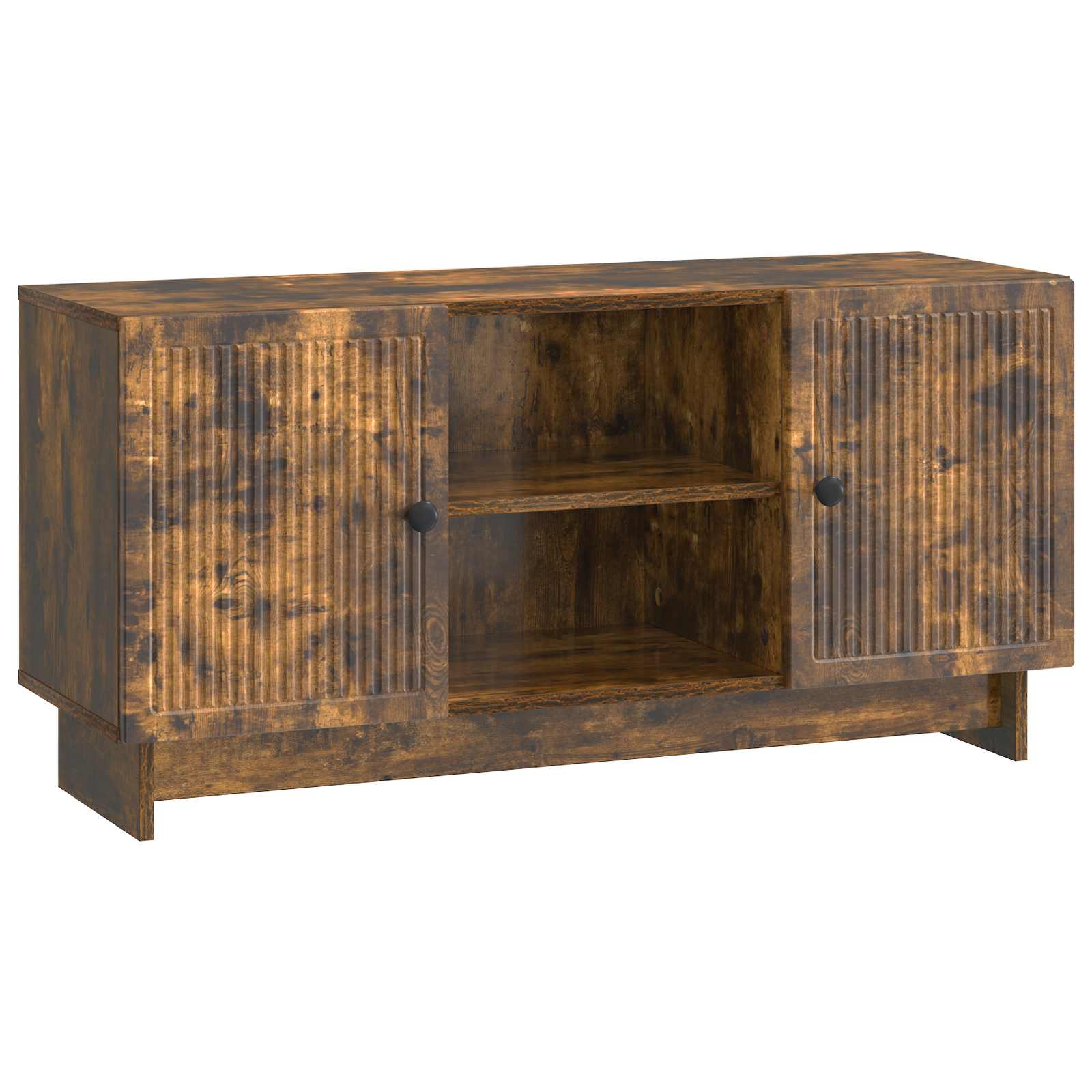 vidaXL TV-kast Zwart 102 x 34,5 x 50 cm Bewerkt hout