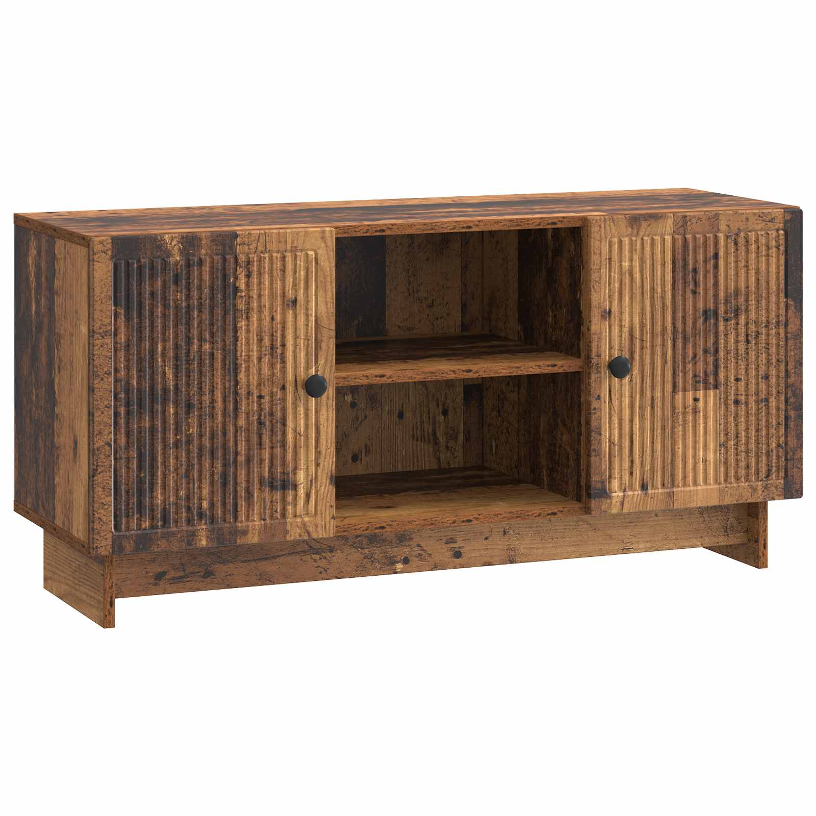 vidaXL TV-kast Zwart 102 x 34,5 x 50 cm Bewerkt hout