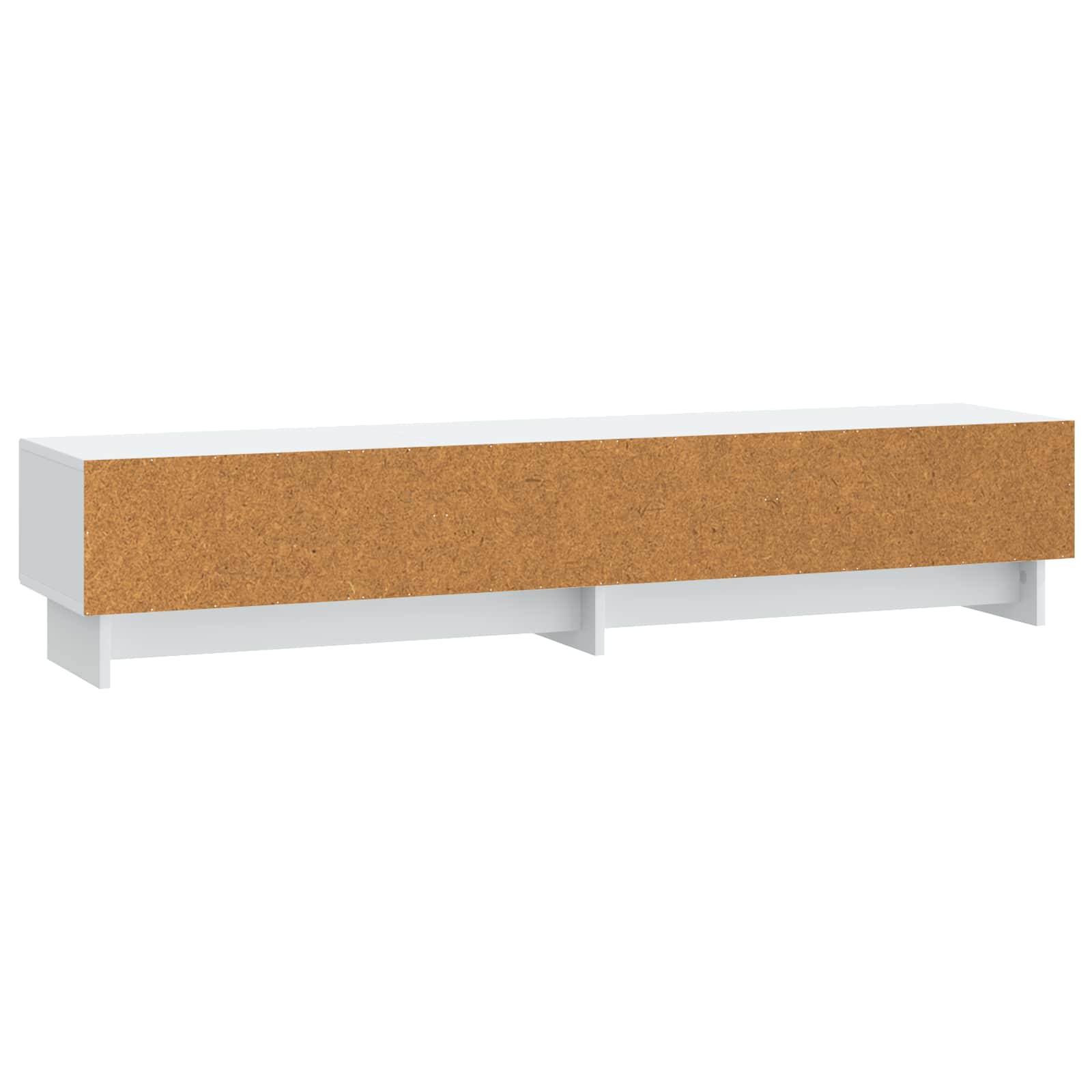 vidaXL TV-kast met lade Zwart 147 x 34,5 x 30 cm Bewerkt hout