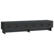 vidaXL TV-kast met lade Zwart 147 x 34,5 x 30 cm Bewerkt hout