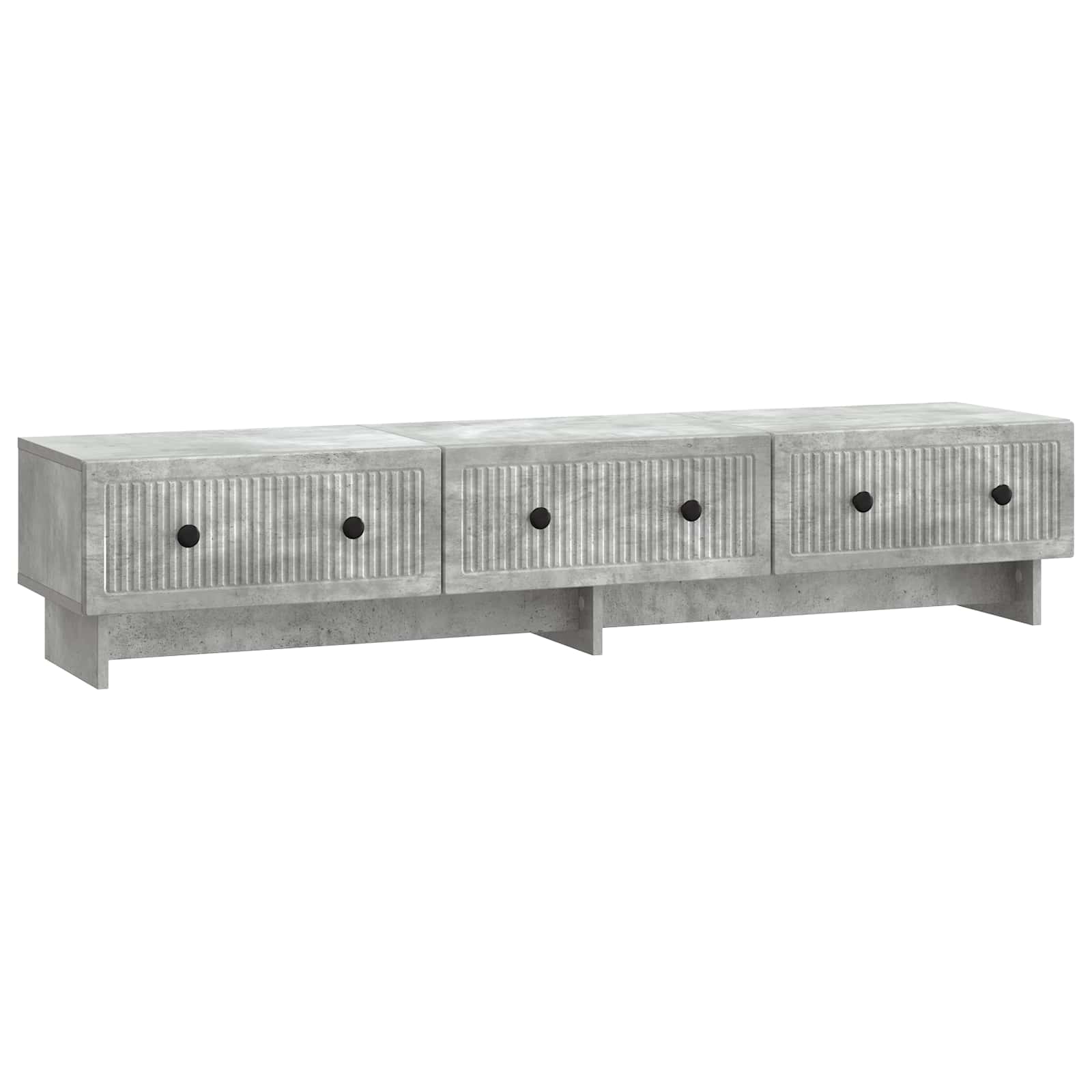 vidaXL TV-kast met lade Zwart 147 x 34,5 x 30 cm Bewerkt hout