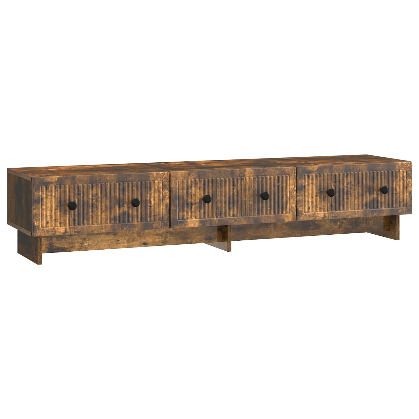 vidaXL TV-kast met lade Zwart 147 x 34,5 x 30 cm Bewerkt hout