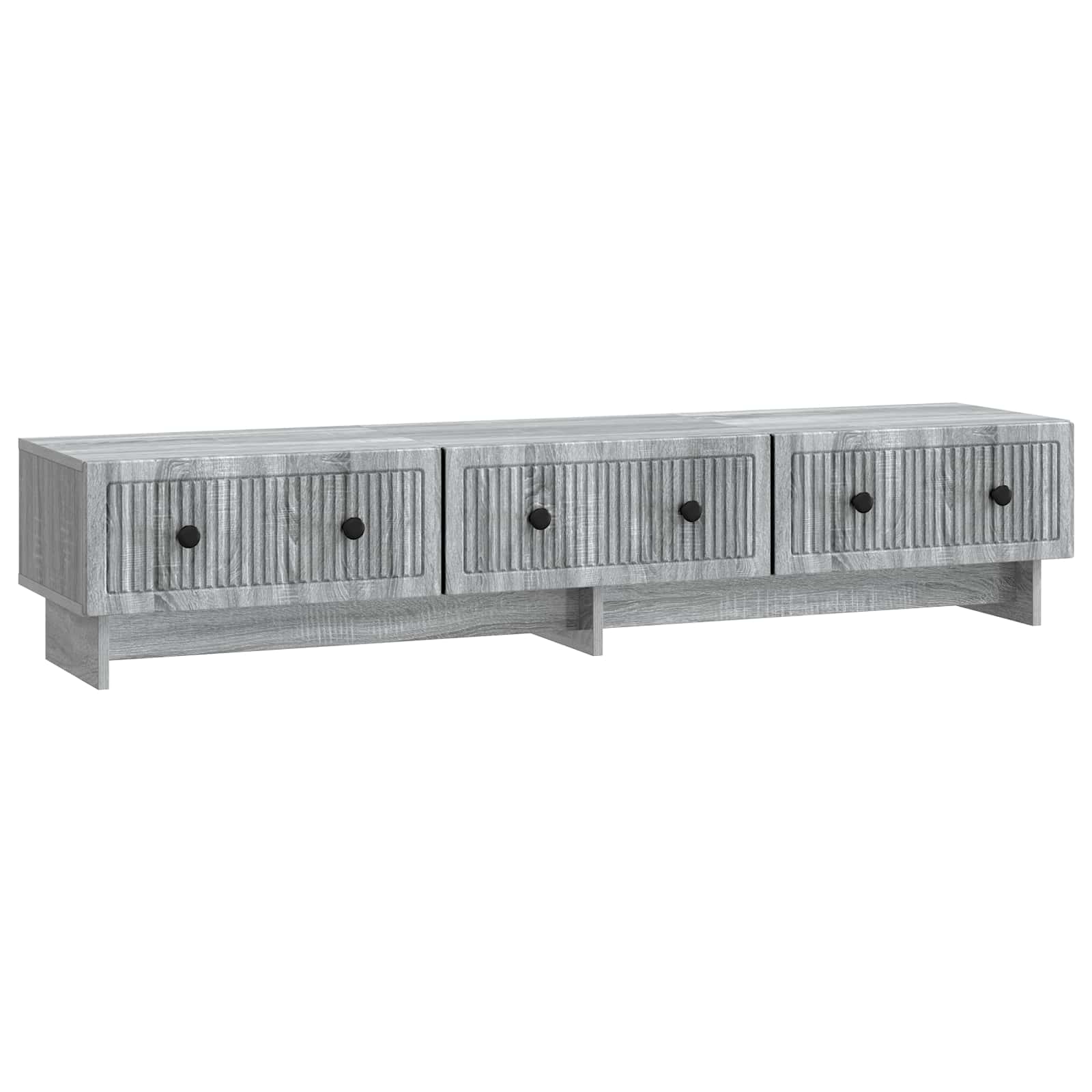 vidaXL TV-kast met lade Zwart 147 x 34,5 x 30 cm Bewerkt hout