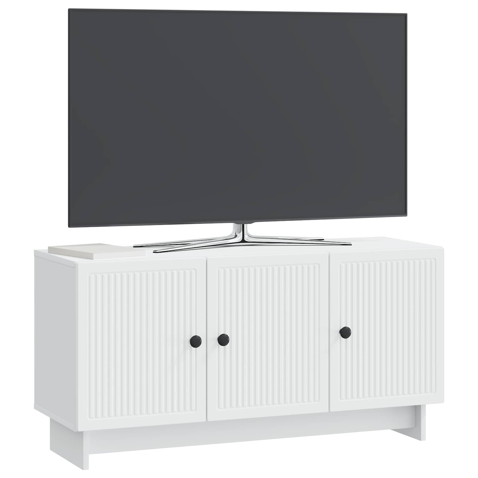 vidaXL TV-kast Zwart 99 x 34,5 x 50 cm Bewerkt hout