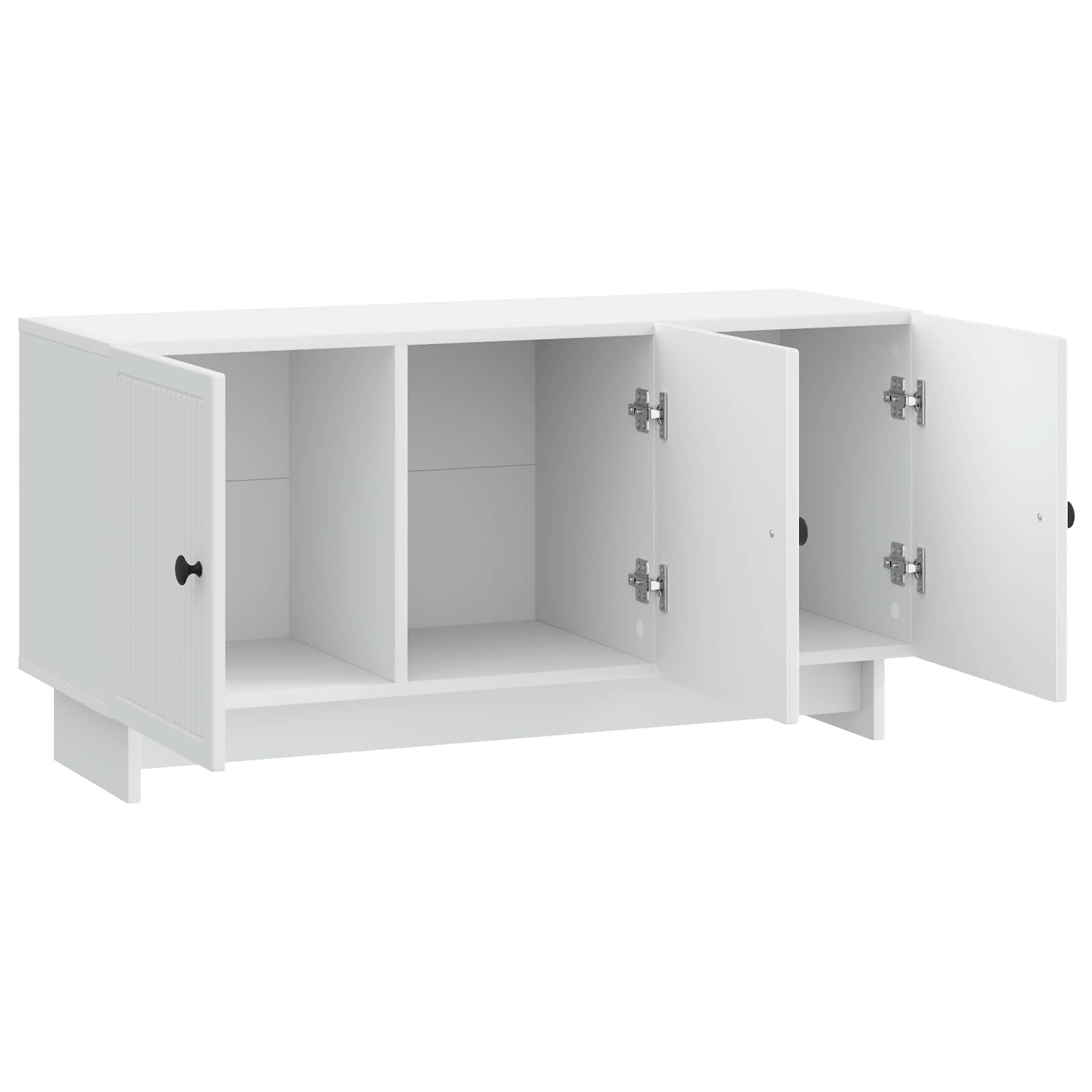 vidaXL TV-kast Zwart 99 x 34,5 x 50 cm Bewerkt hout