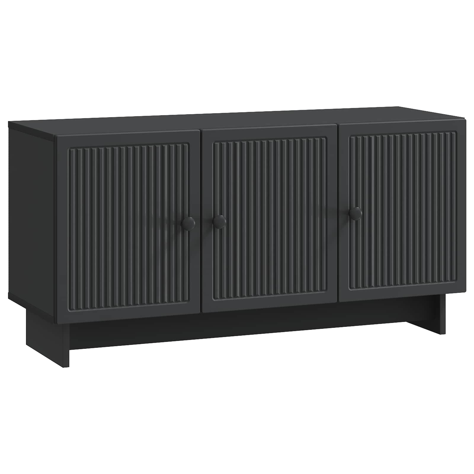 vidaXL TV-kast Zwart 99 x 34,5 x 50 cm Bewerkt hout