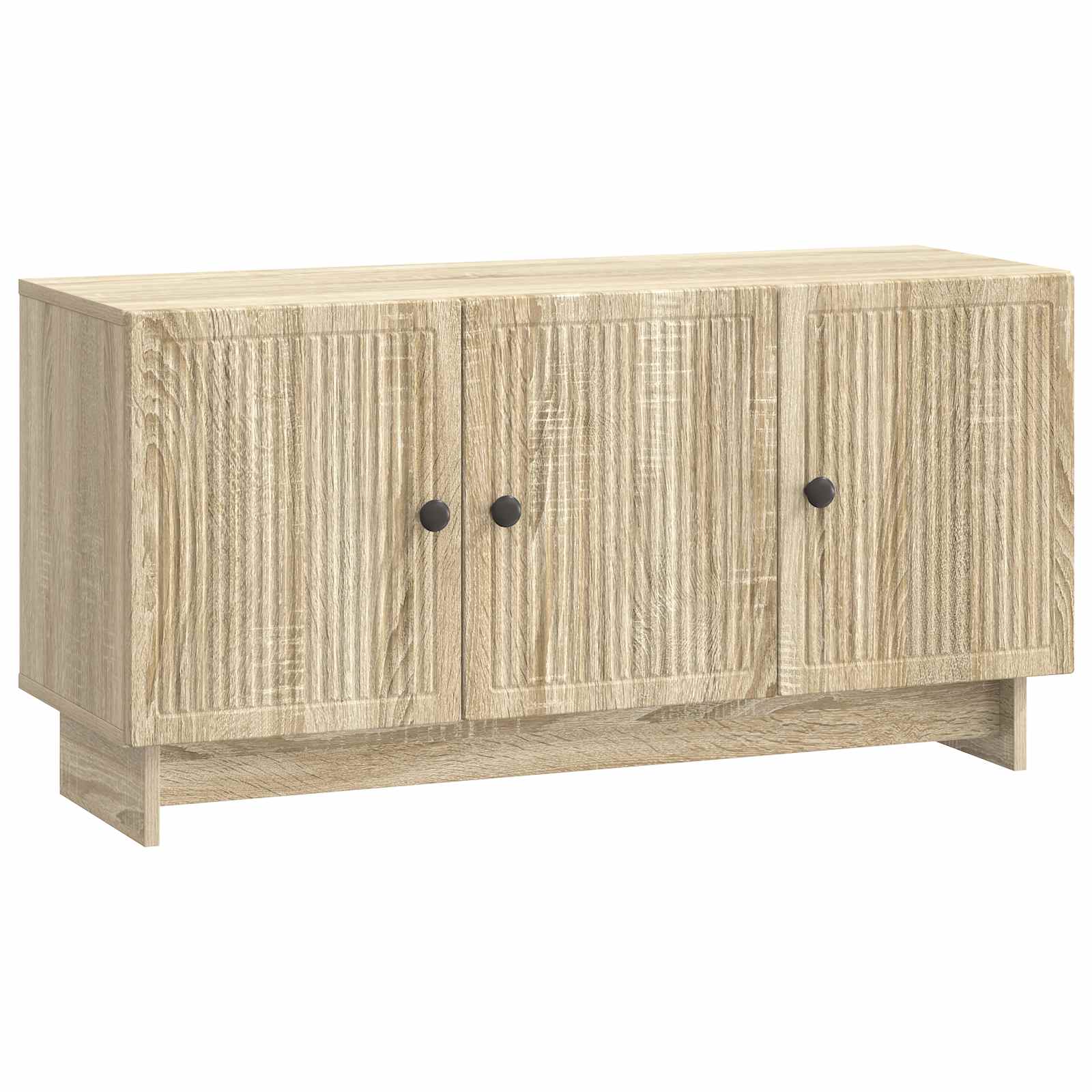 vidaXL TV-kast Zwart 99 x 34,5 x 50 cm Bewerkt hout