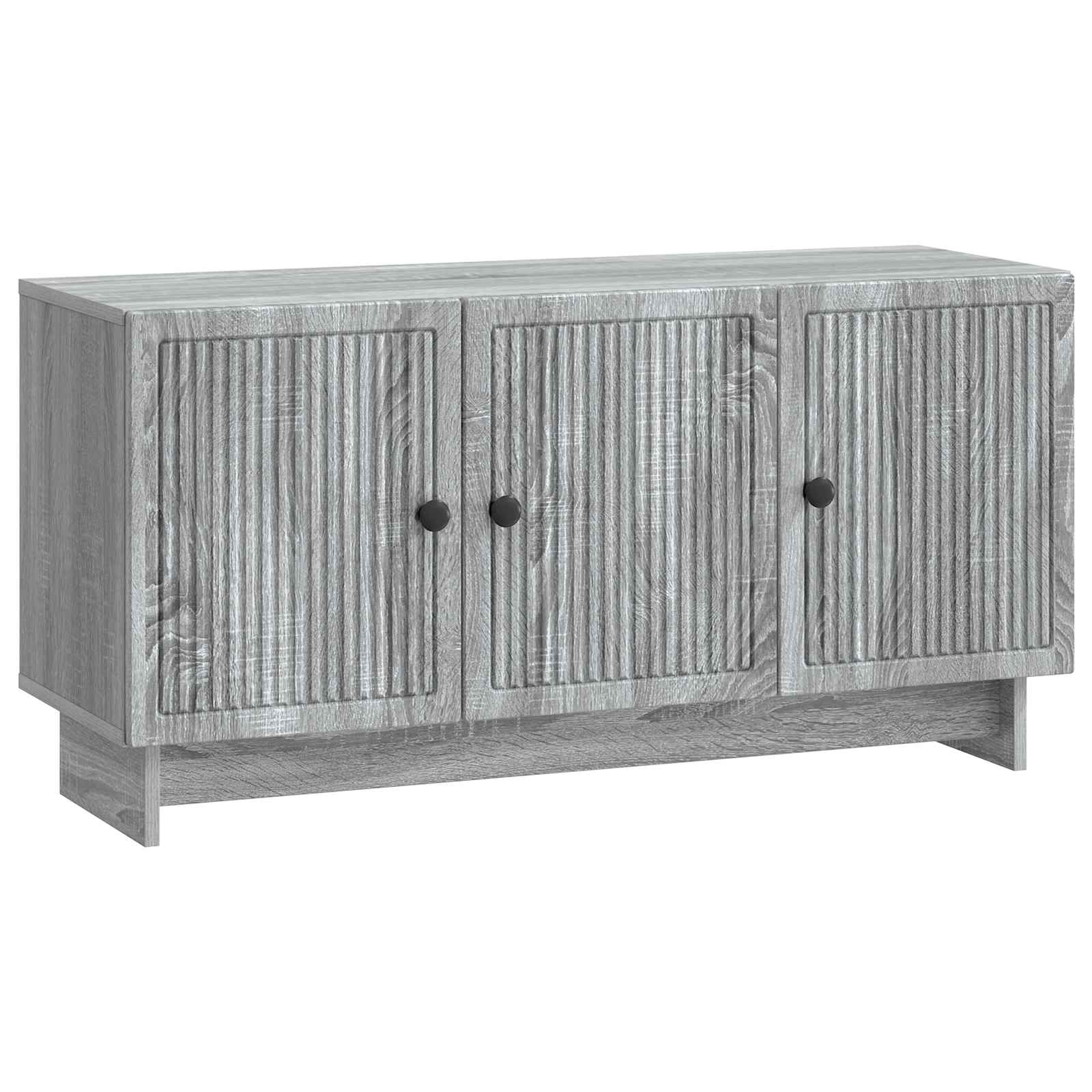 vidaXL TV-kast Zwart 99 x 34,5 x 50 cm Bewerkt hout