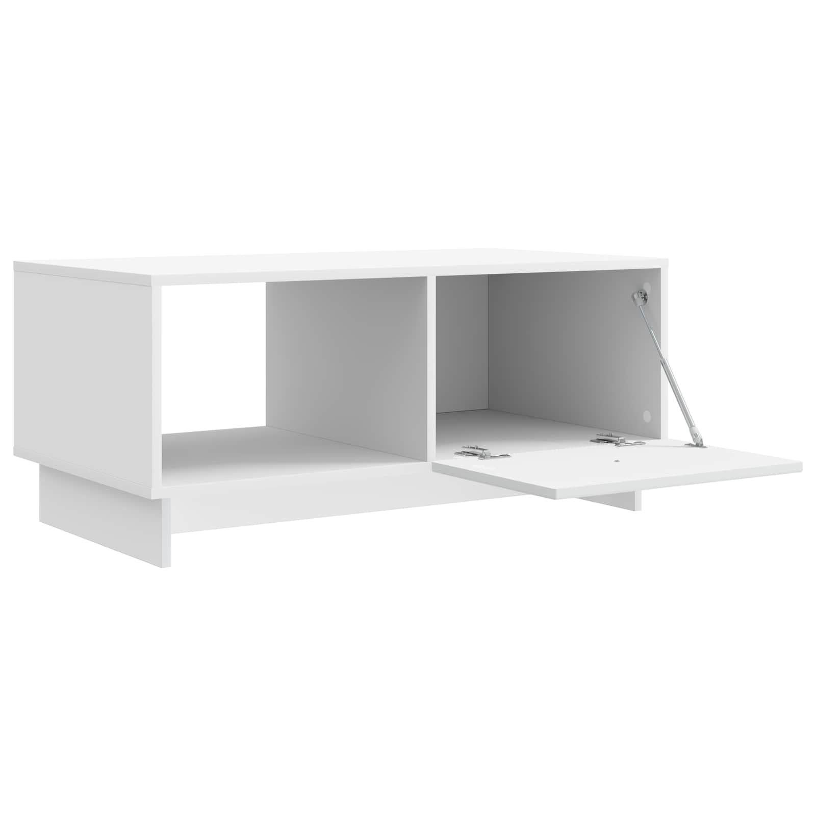 vidaXL Salontafel Zwart 90 x 50 x 40 cm Bewerkt hout