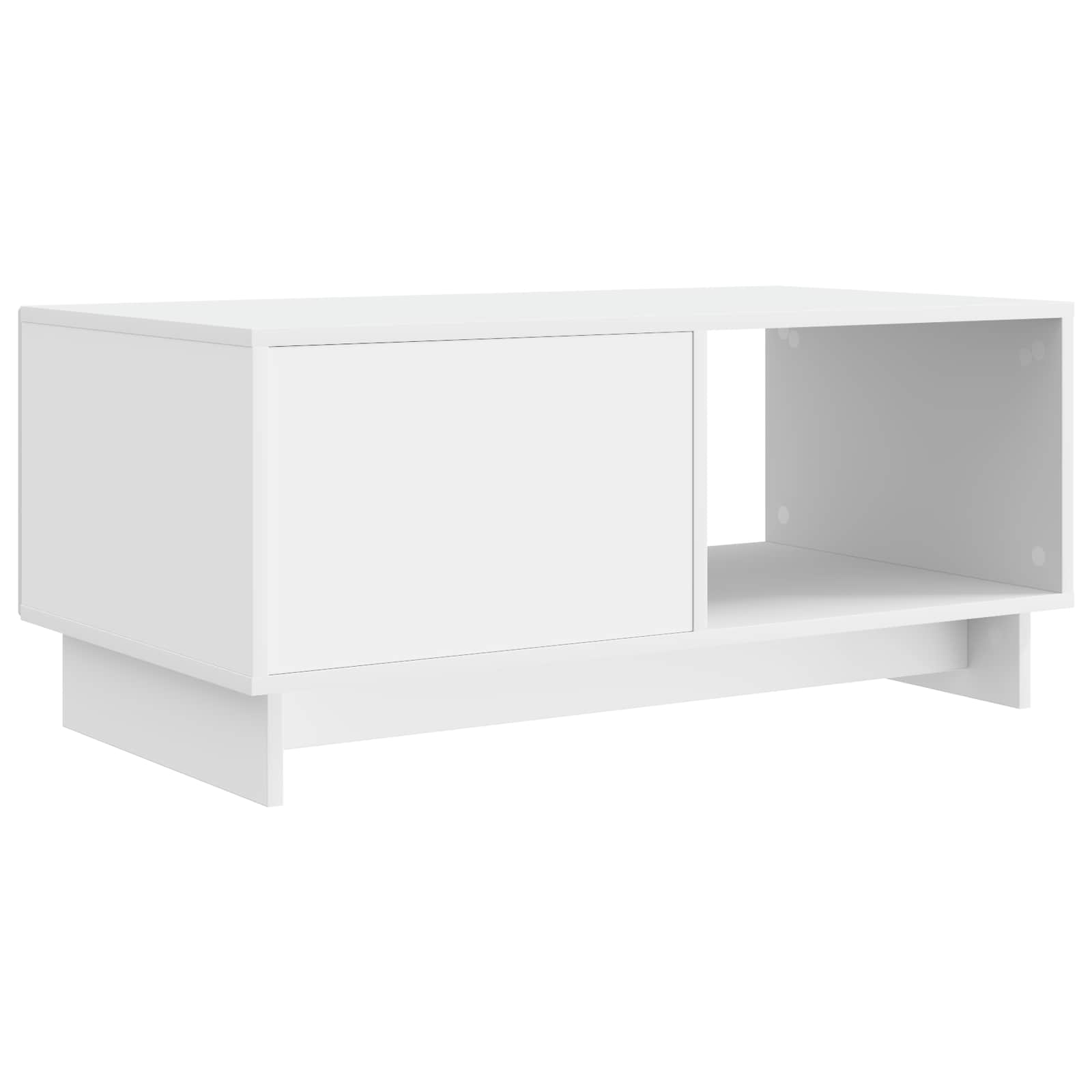 vidaXL Salontafel Zwart 90 x 50 x 40 cm Bewerkt hout