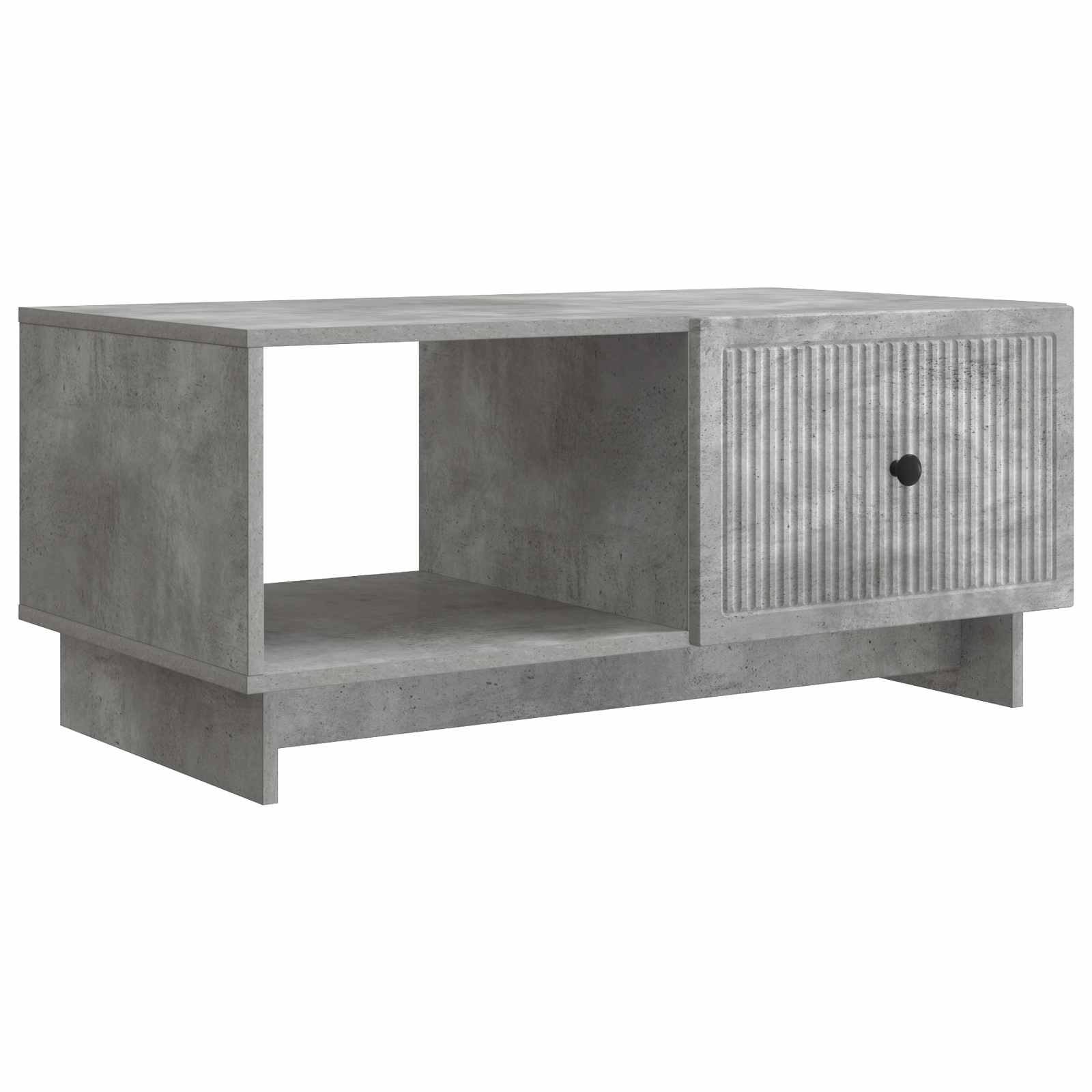 vidaXL Salontafel Zwart 90 x 50 x 40 cm Bewerkt hout