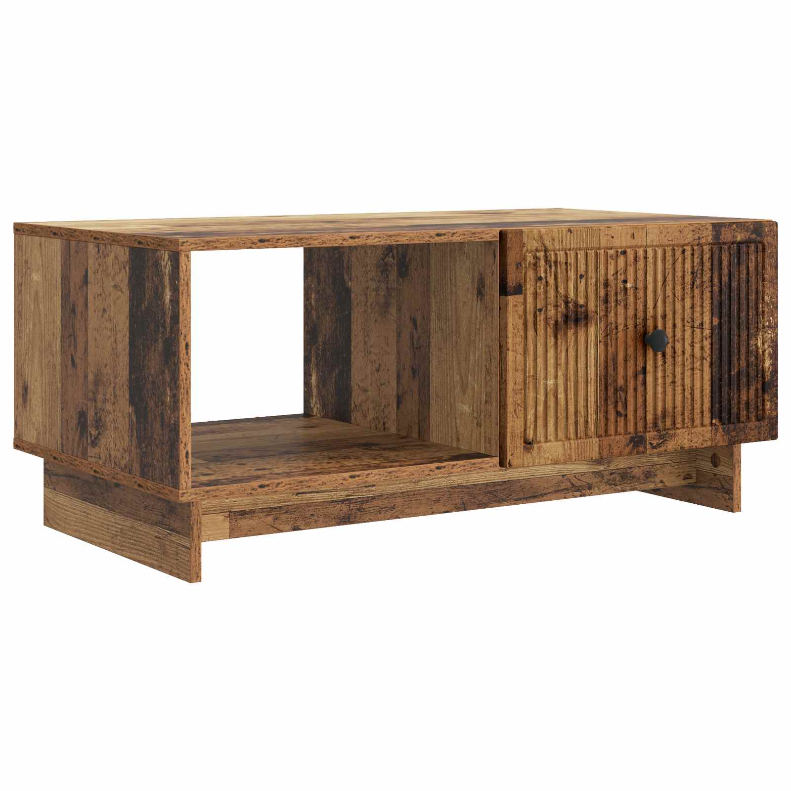 vidaXL Salontafel Zwart 90 x 50 x 40 cm Bewerkt hout