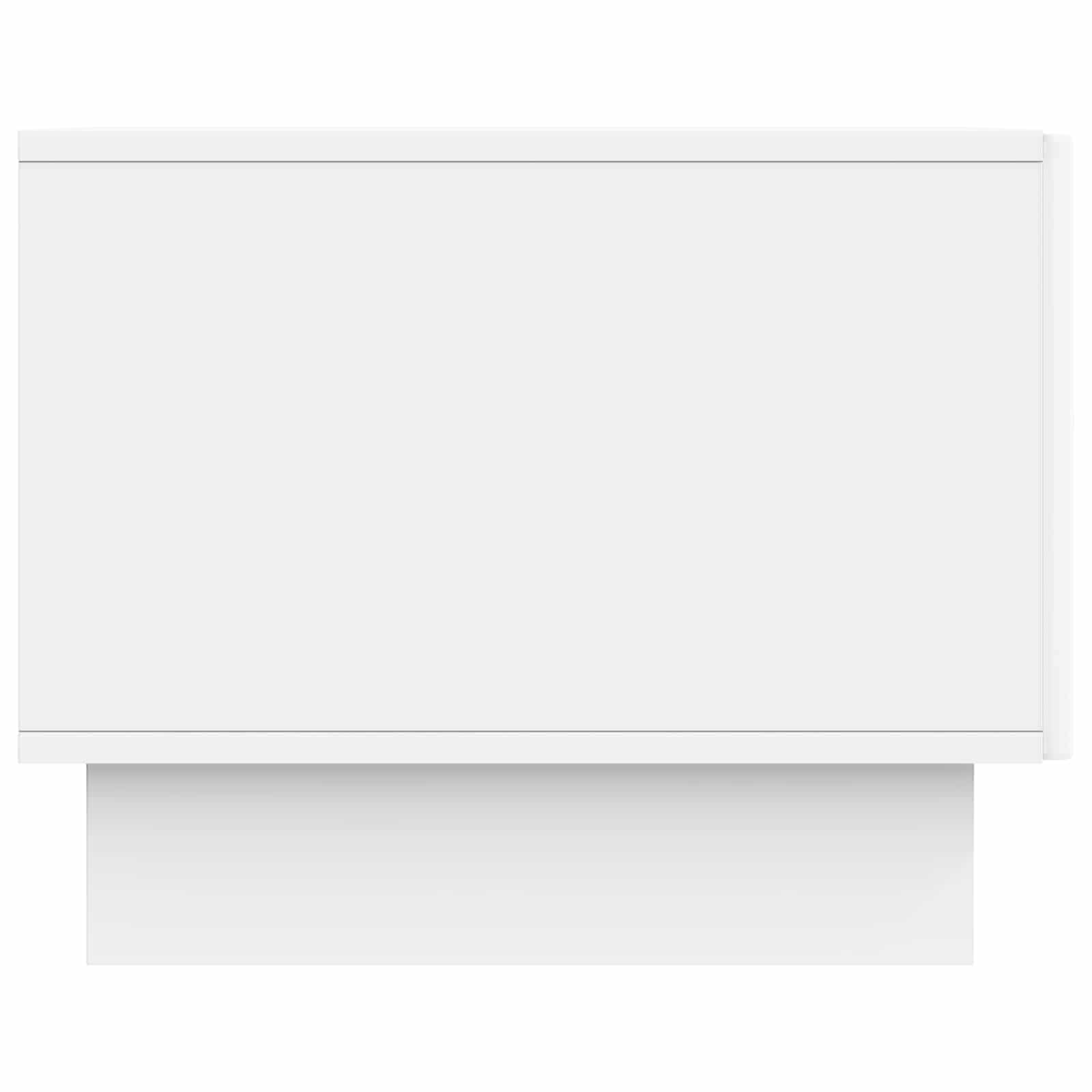vidaXL Salontafel met lade Zwart 49 x 50 x 40 cm Bewerkt hout