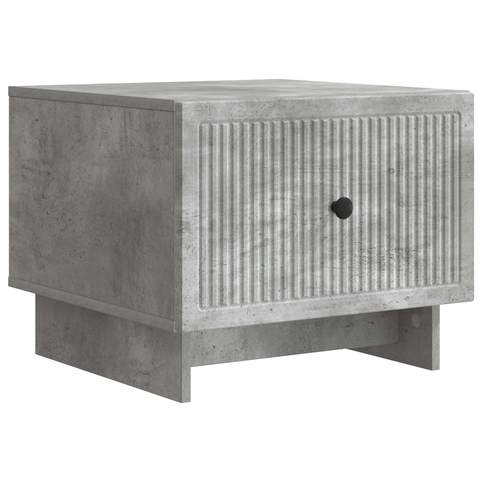 vidaXL Salontafel met lade Zwart 49 x 50 x 40 cm Bewerkt hout