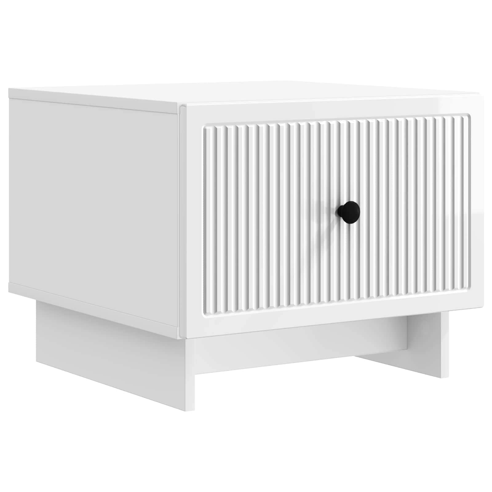 vidaXL Salontafel met lade Zwart 49 x 50 x 40 cm Bewerkt hout