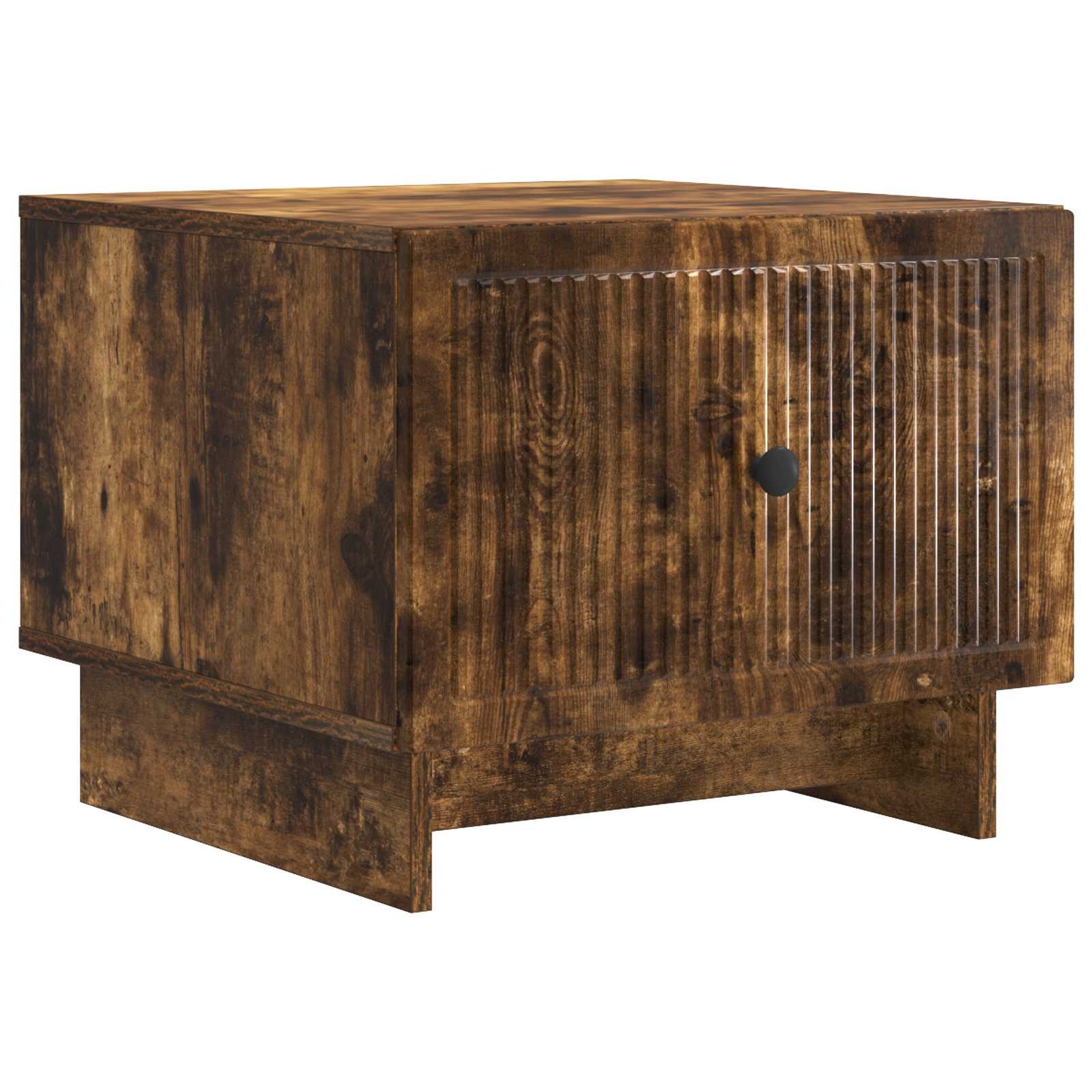 vidaXL Salontafel met lade Zwart 49 x 50 x 40 cm Bewerkt hout