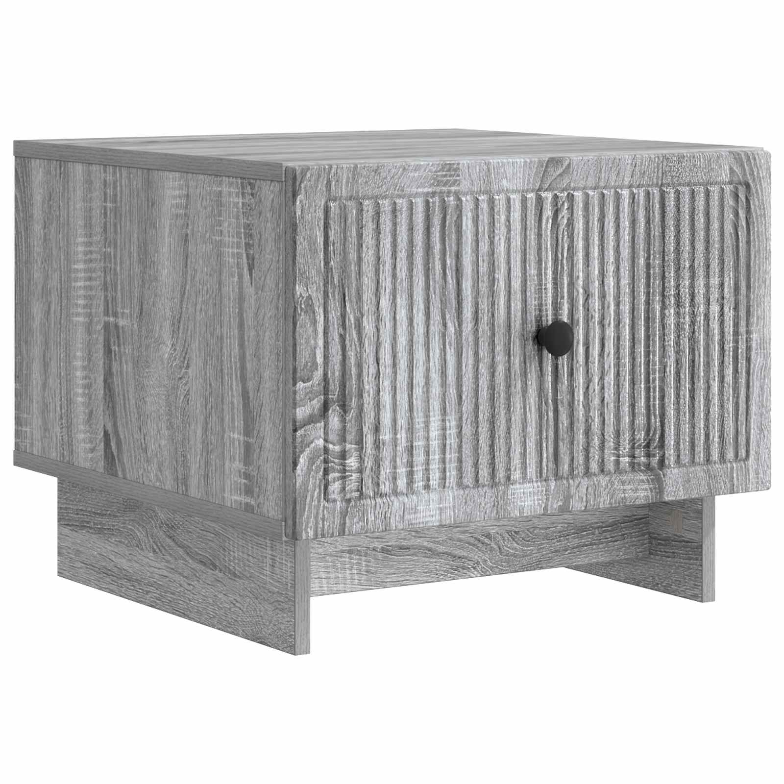 vidaXL Salontafel met lade Zwart 49 x 50 x 40 cm Bewerkt hout