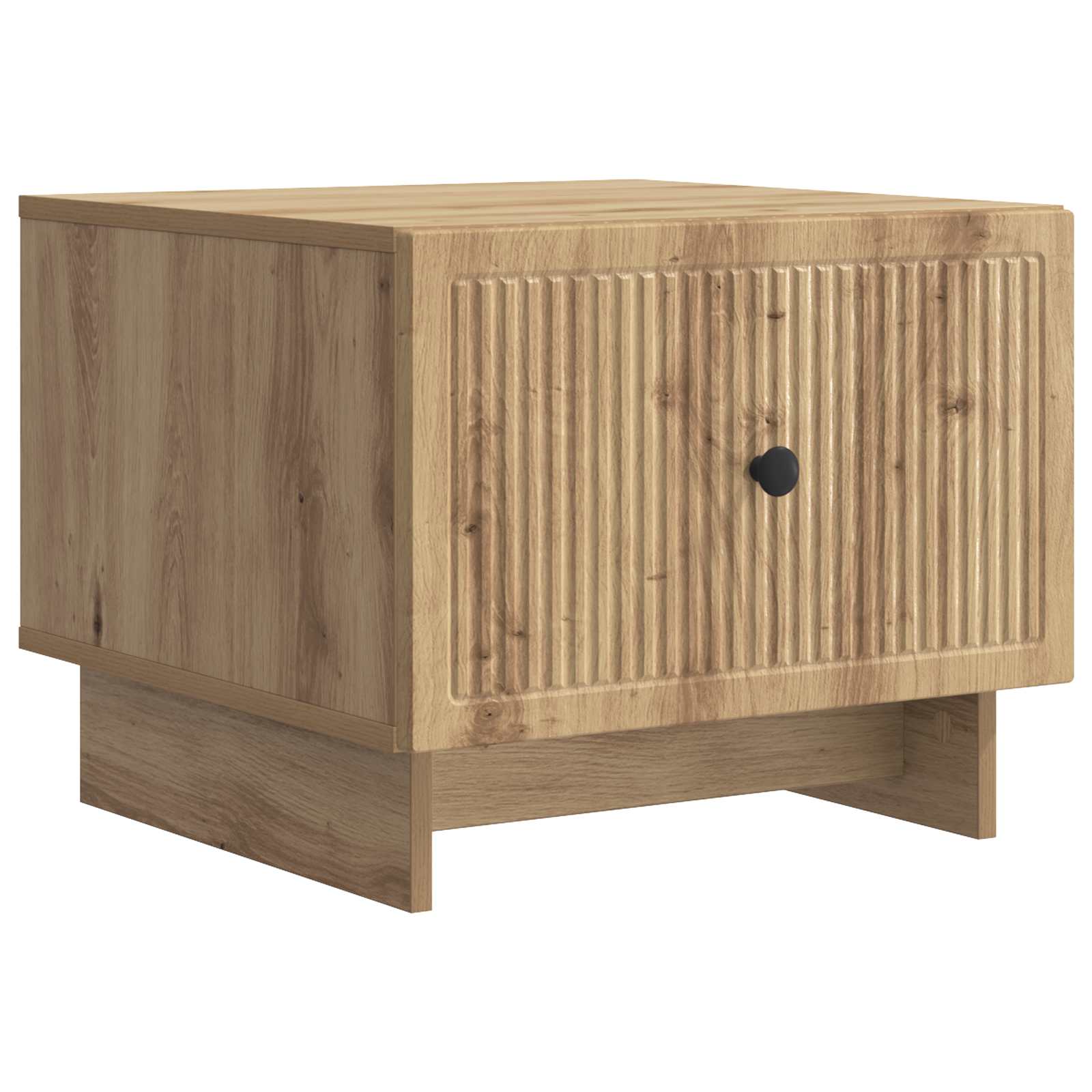 vidaXL Salontafel met lade Zwart 49 x 50 x 40 cm Bewerkt hout