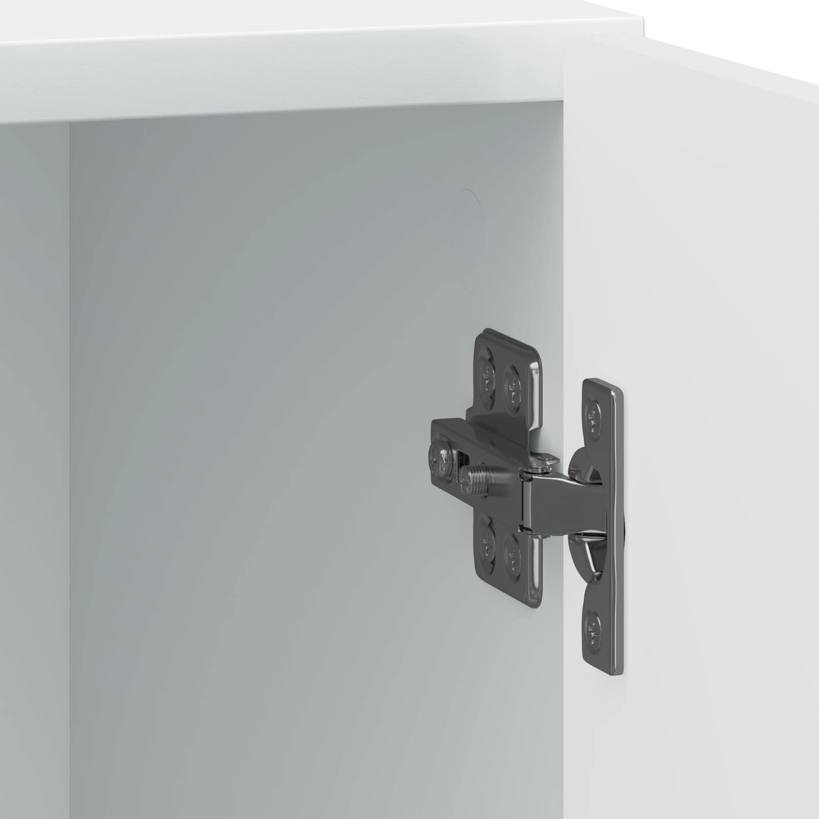 vidaXL Nachtkastje 2 pcs Wit 43 x 34,5 x 50 cm Bewerkt hout