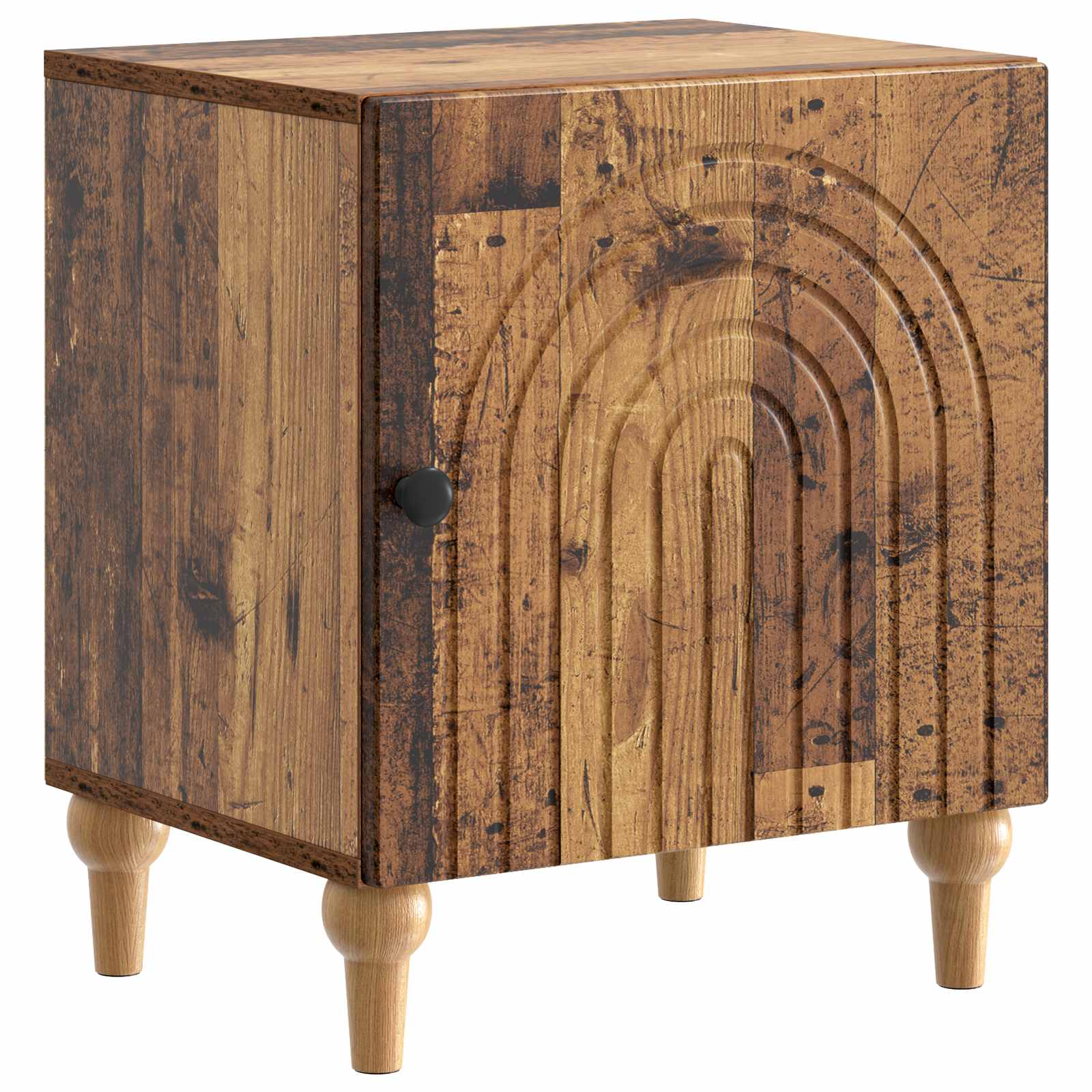 vidaXL Nachtkastje 2 pcs Wit 43 x 34,5 x 50 cm Bewerkt hout