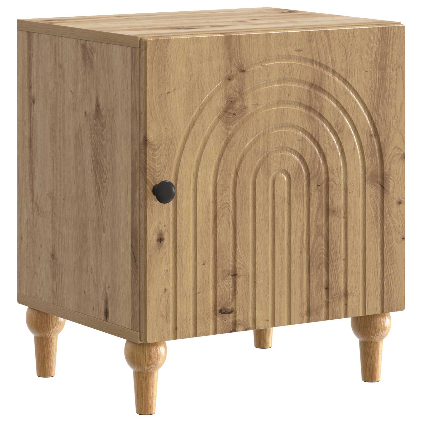 vidaXL Nachtkastje 2 pcs Wit 43 x 34,5 x 50 cm Bewerkt hout