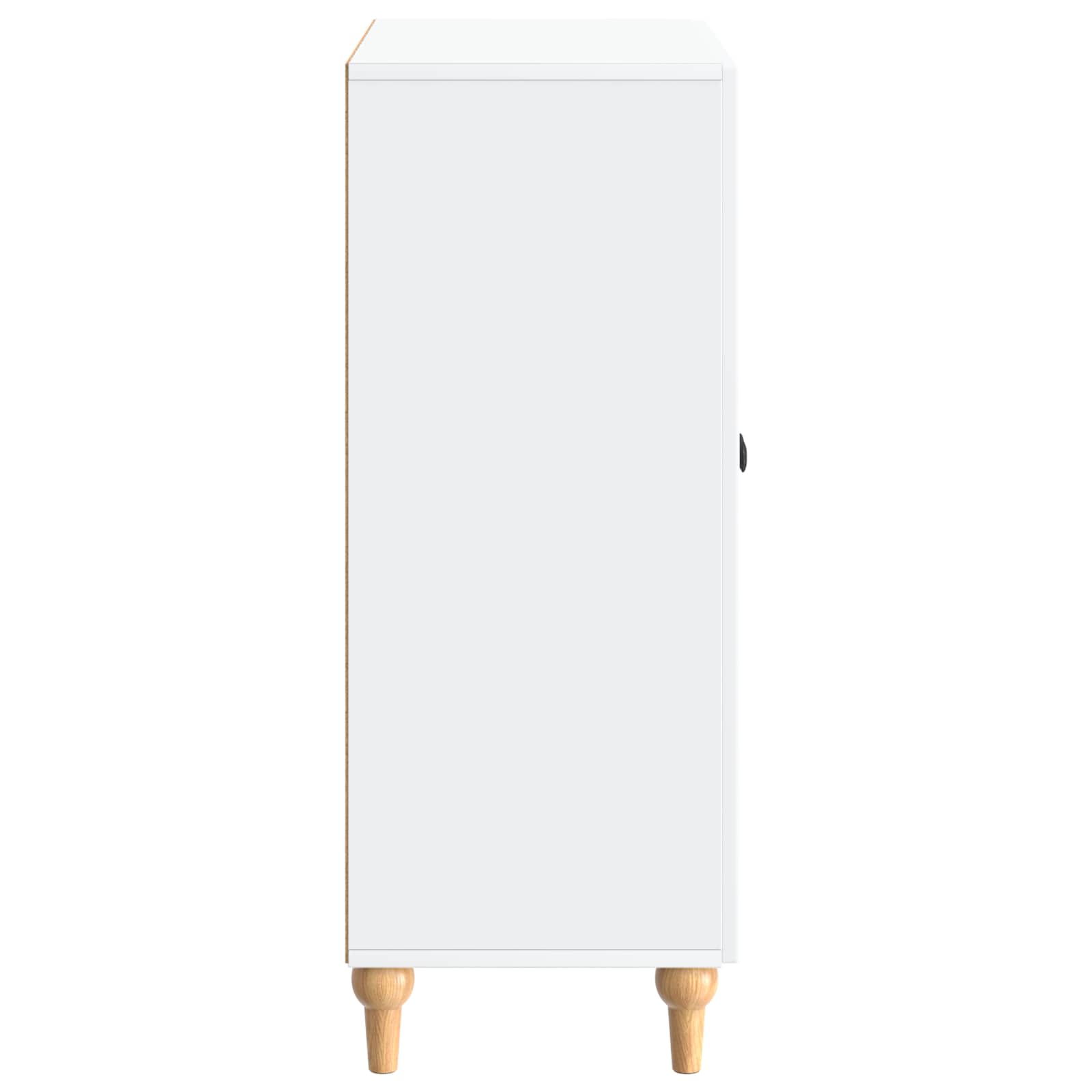 vidaXL Dressoir Zwart 66 x 34,5 x 90 cm Bewerkt hout