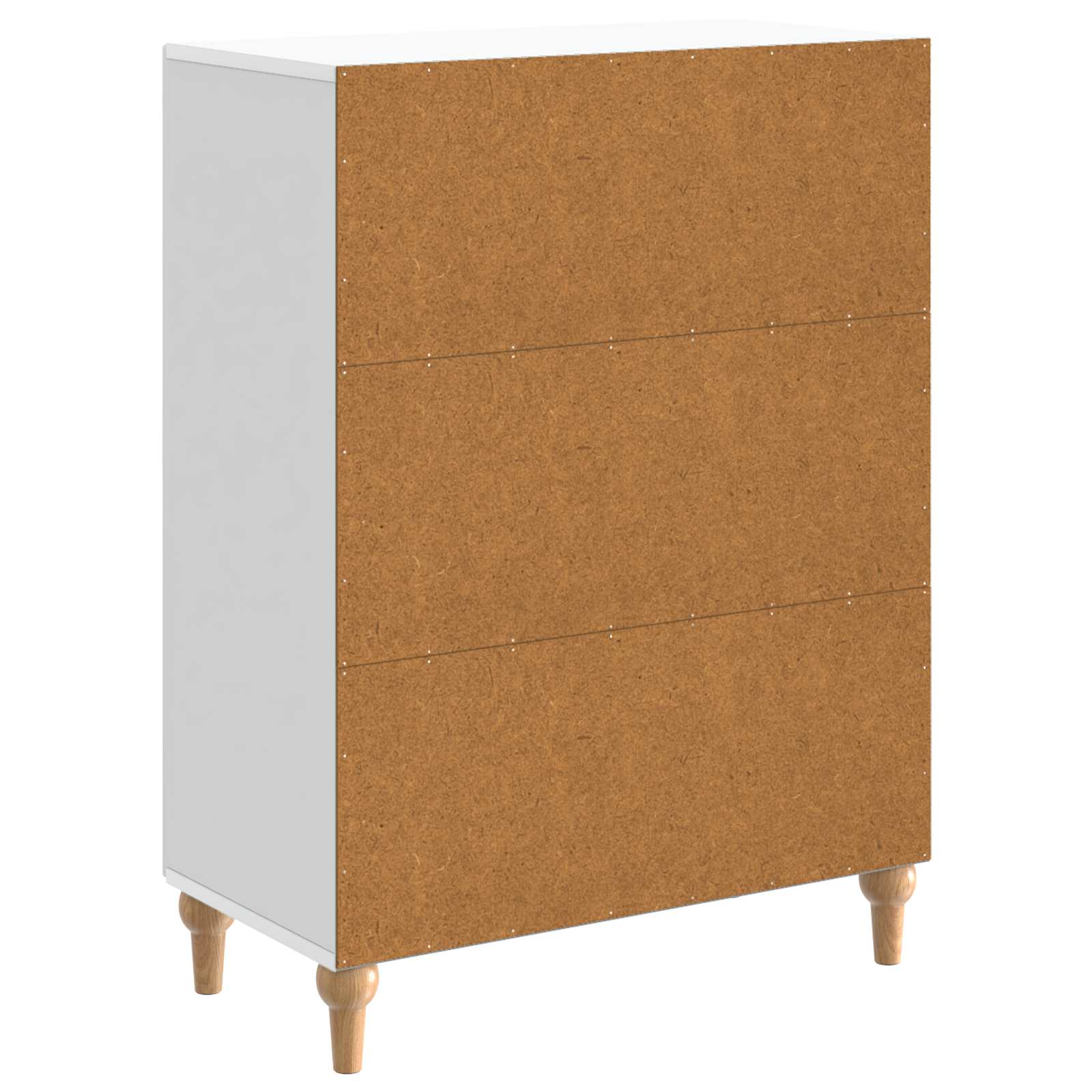 vidaXL Dressoir Zwart 66 x 34,5 x 90 cm Bewerkt hout