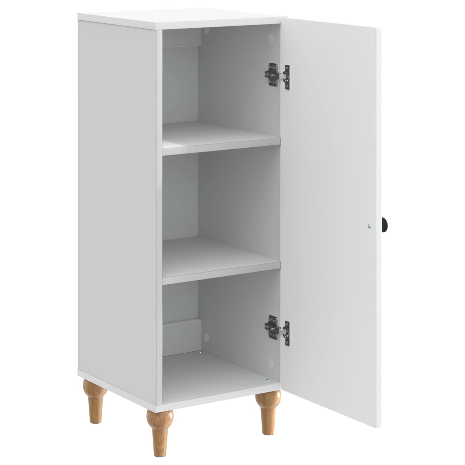 vidaXL Dressoir Zwart 33 x 34,5 x 90 cm Bewerkt hout